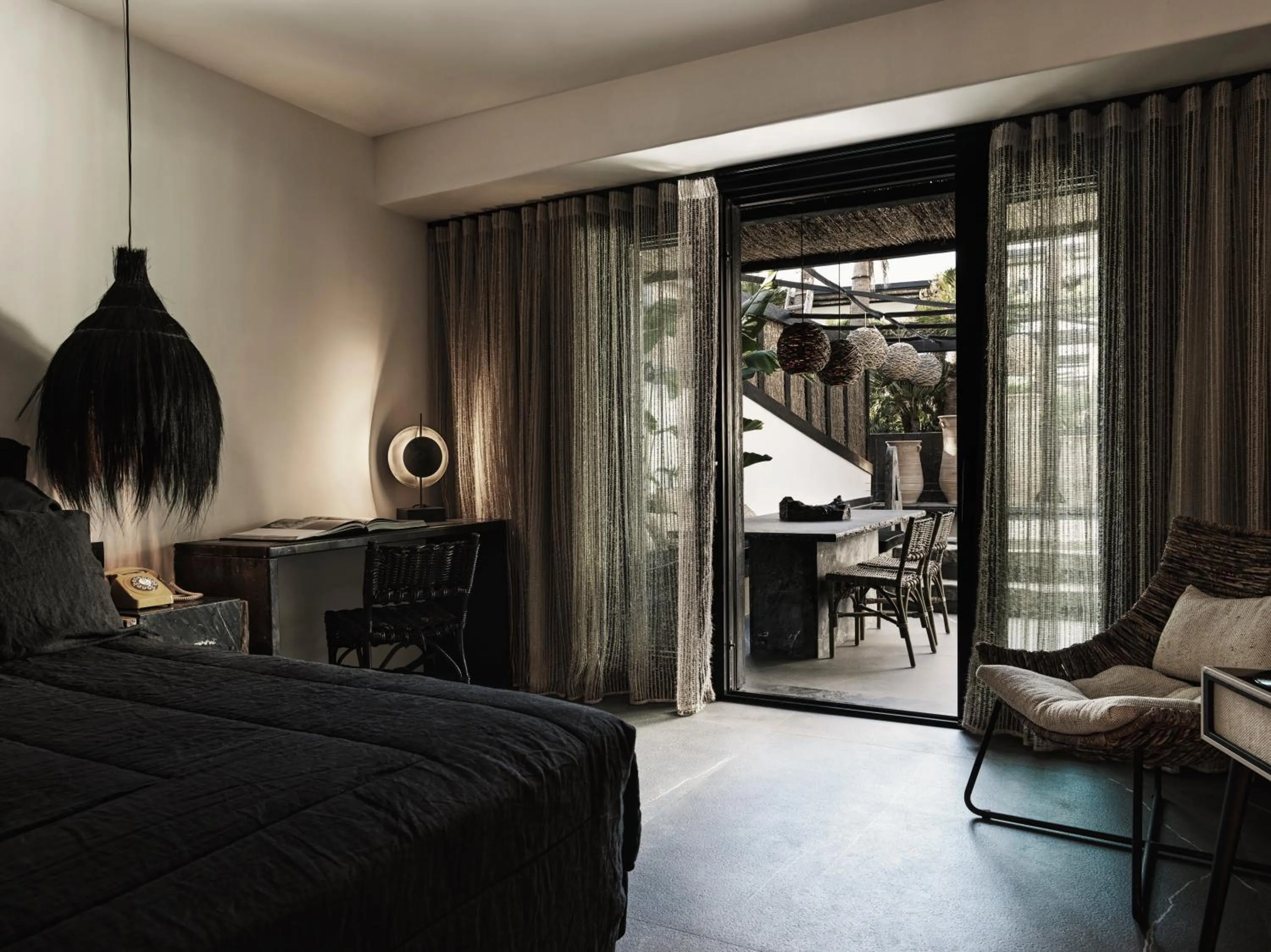 Bedroom, Bed in Myconian O, a Member of Design Hotels