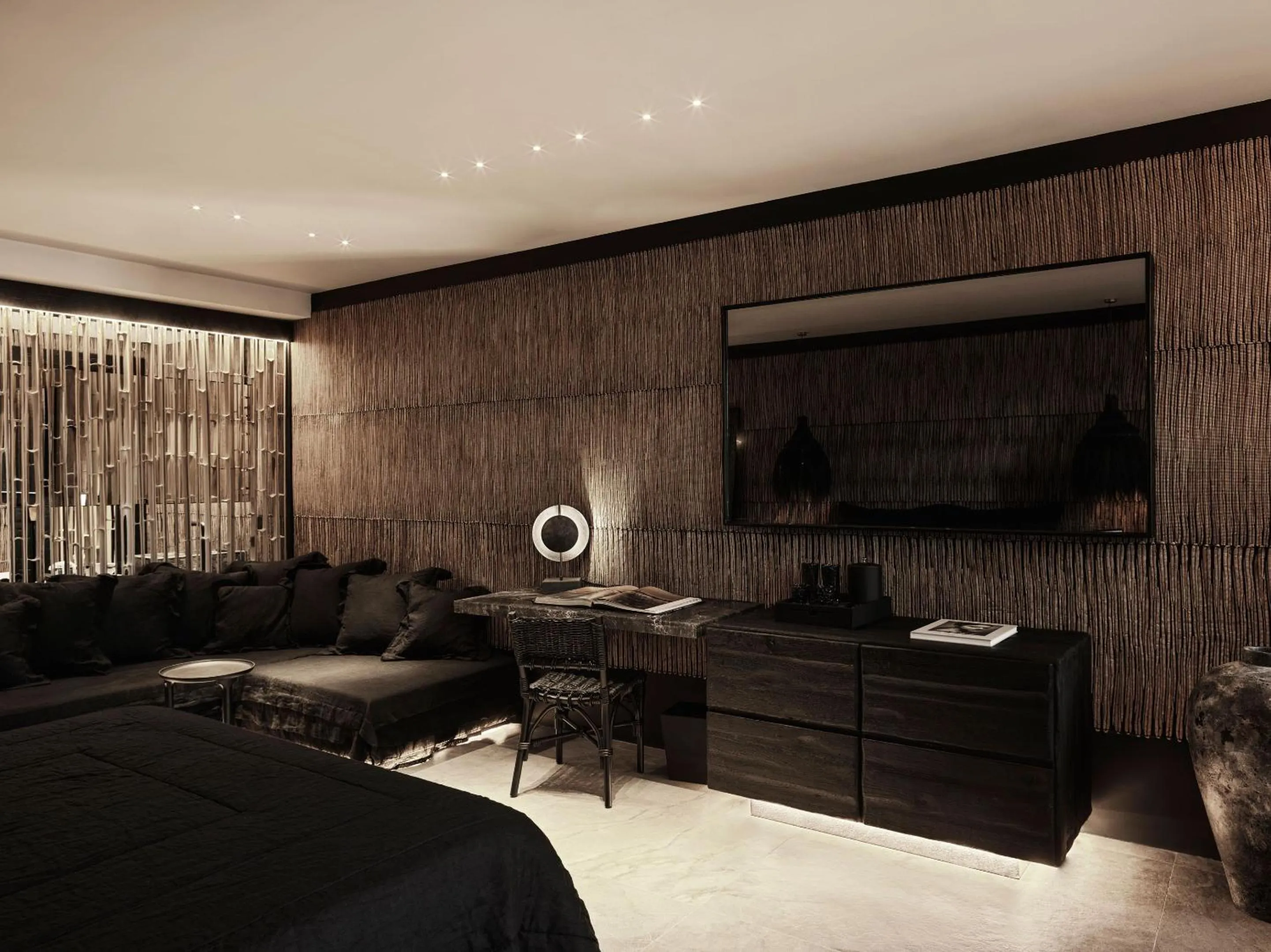 Seating area in Myconian O, a Member of Design Hotels