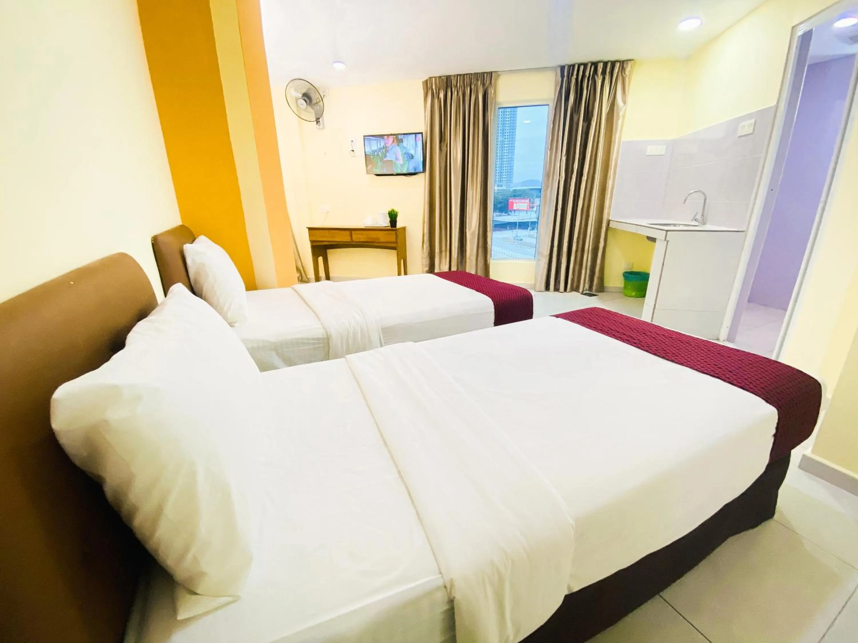 Bed in Sun Inns Hotel Cheras - Balakong