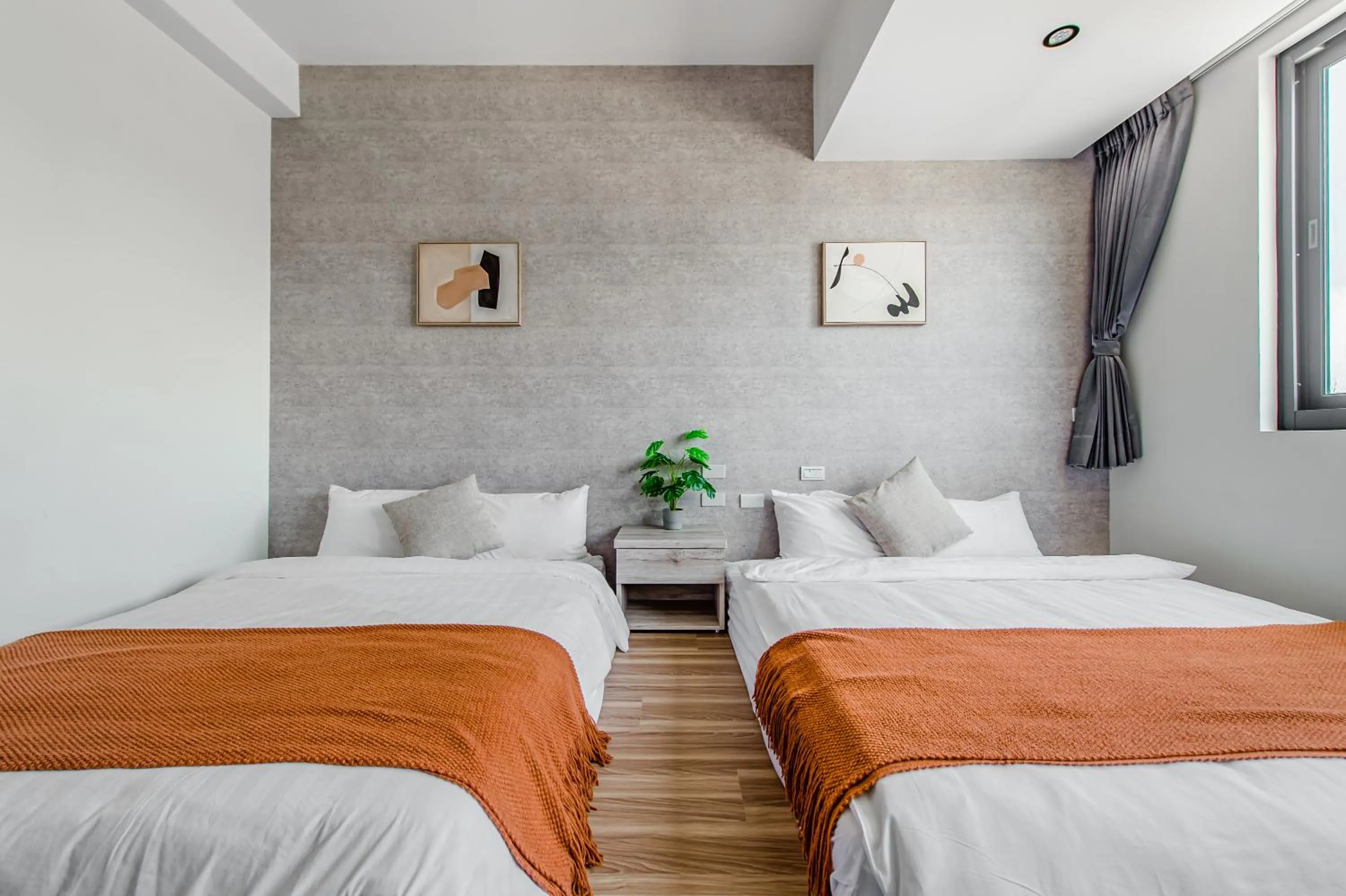 Photo of the whole room, Bed in Penghu SunSea Hall