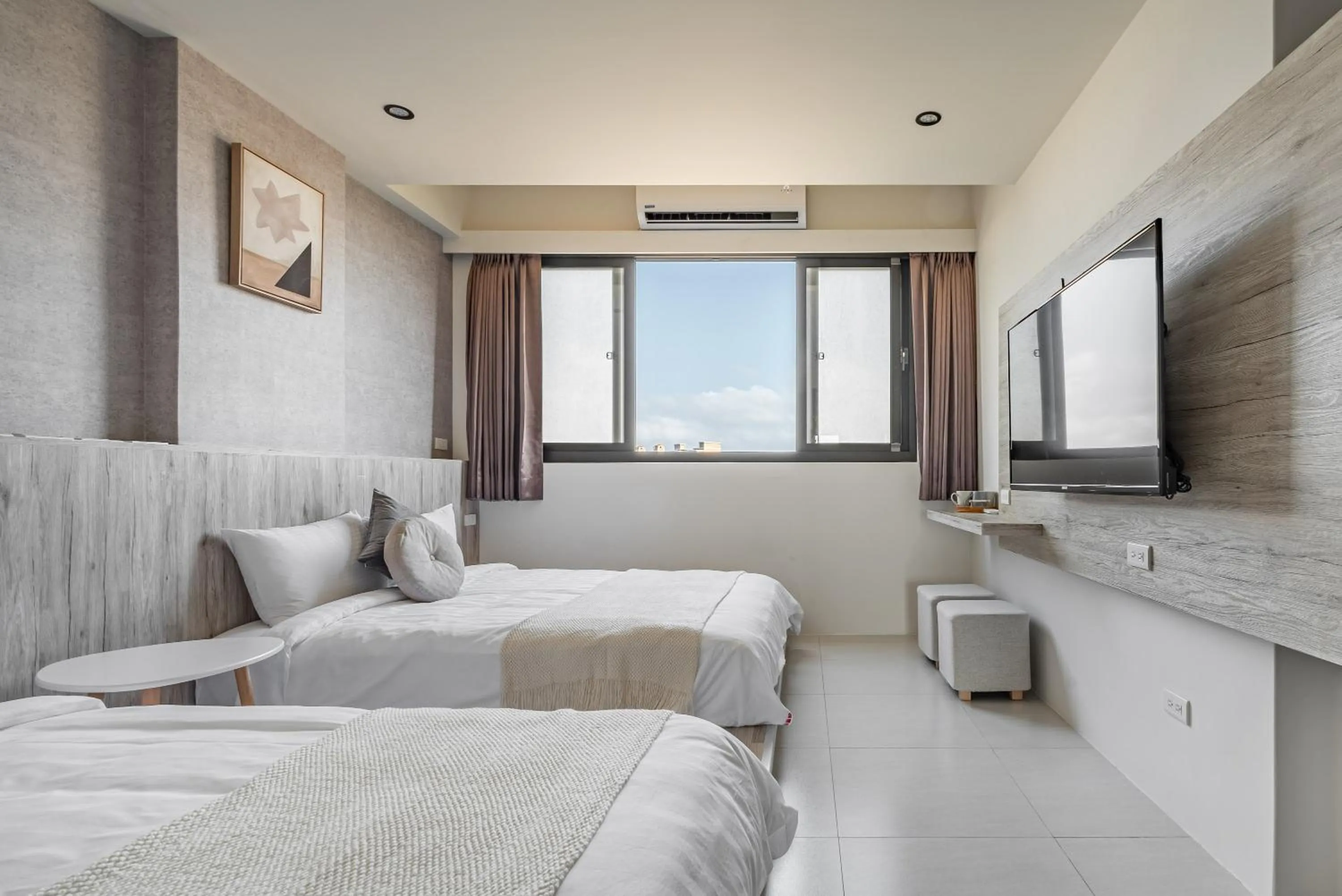 Photo of the whole room, Bed in Penghu SunSea Hall