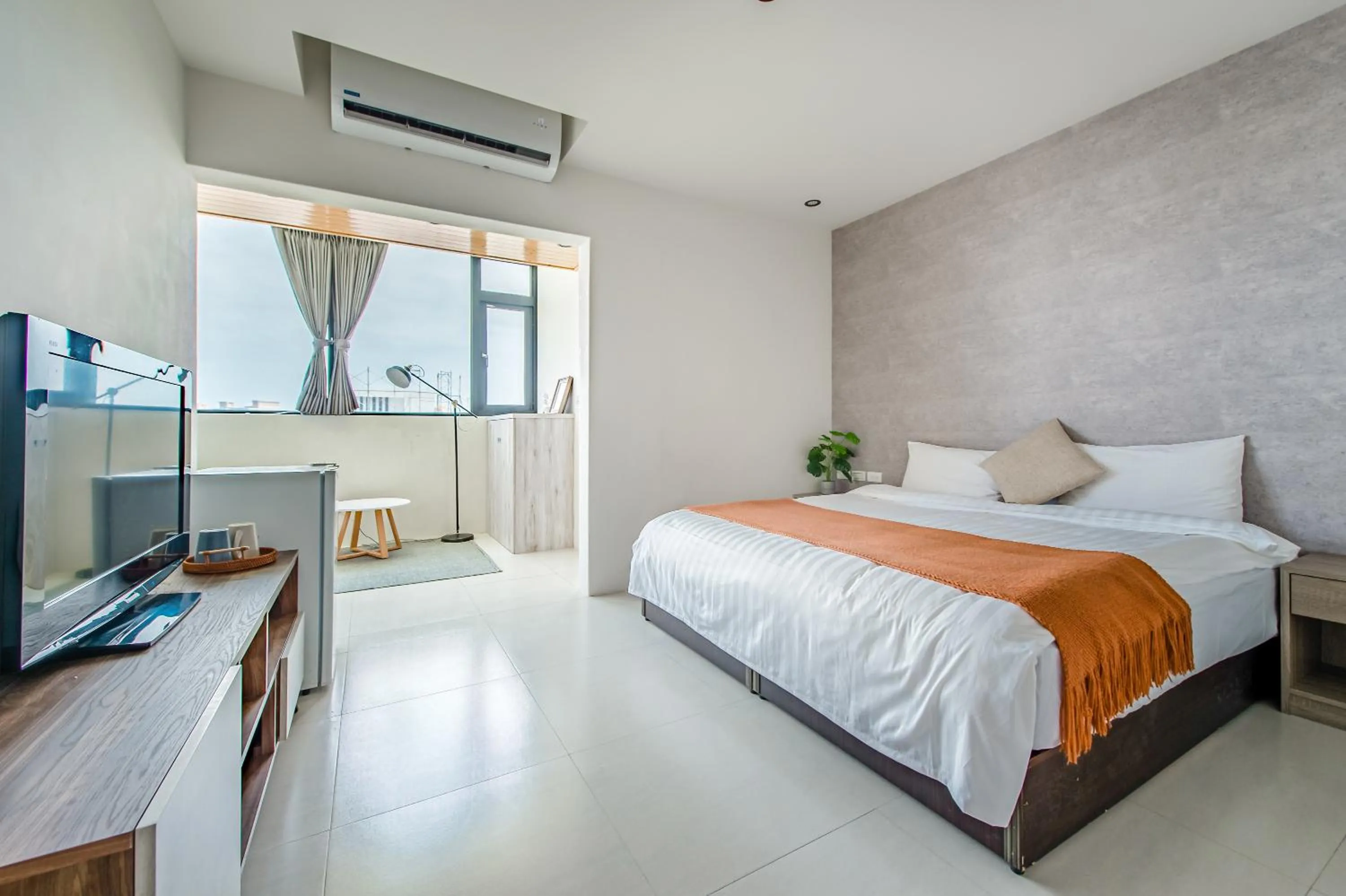 Photo of the whole room, Bed in Penghu SunSea Hall