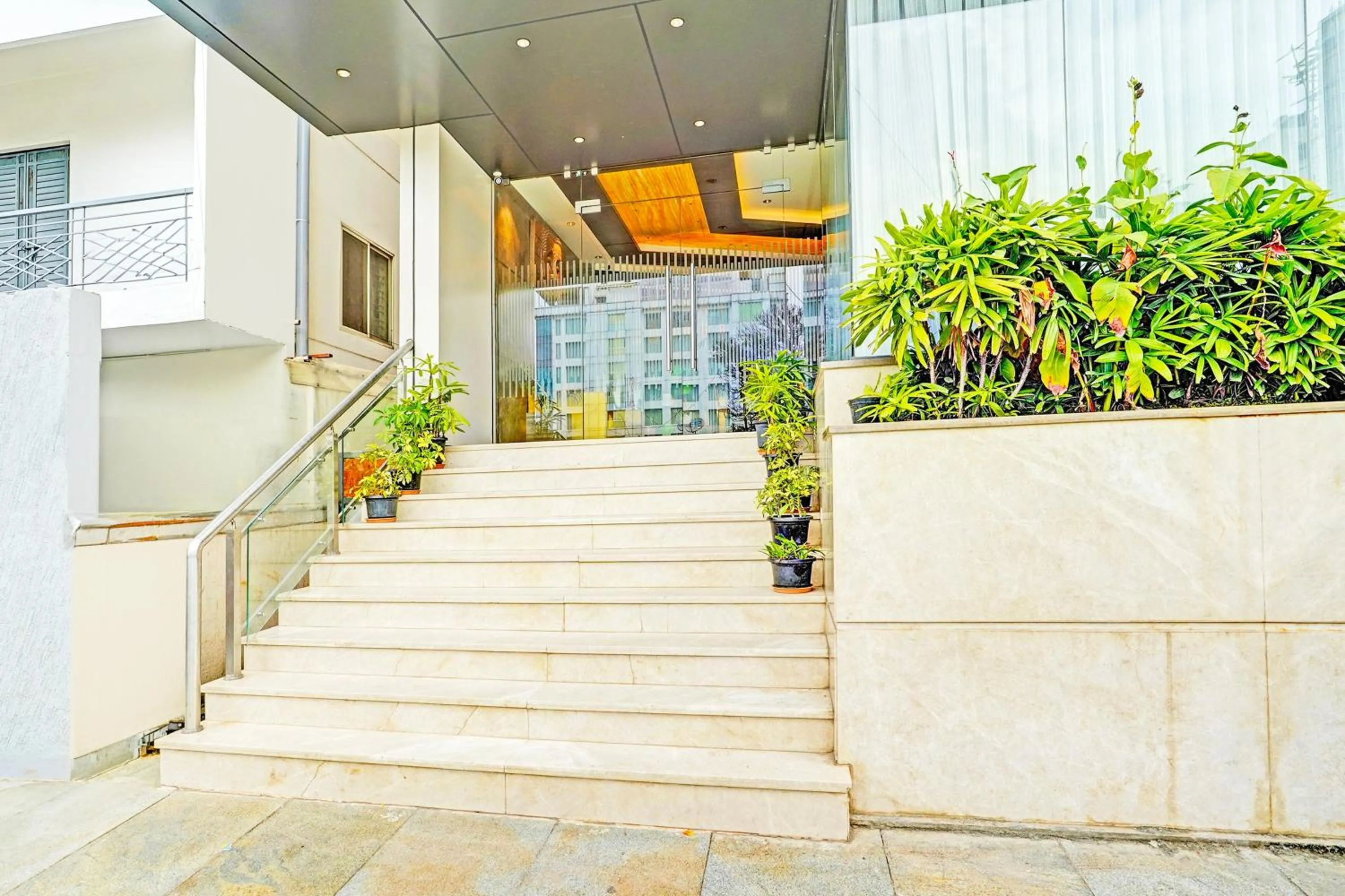 Facade/entrance in Super Townhouse Indiranagar Formerly Leela Park Domlur