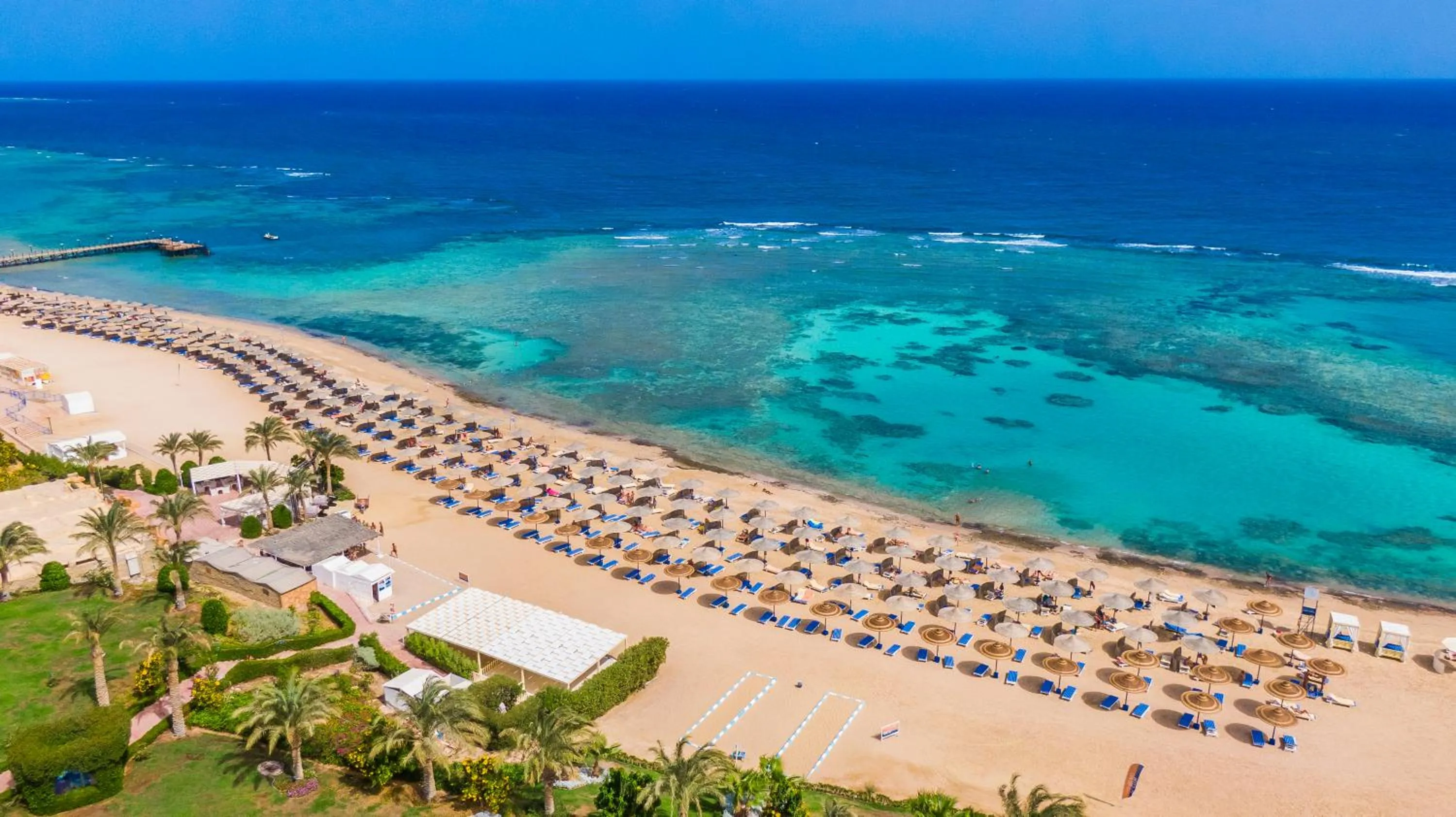 Beach in Fantazia Resort Marsa Alam