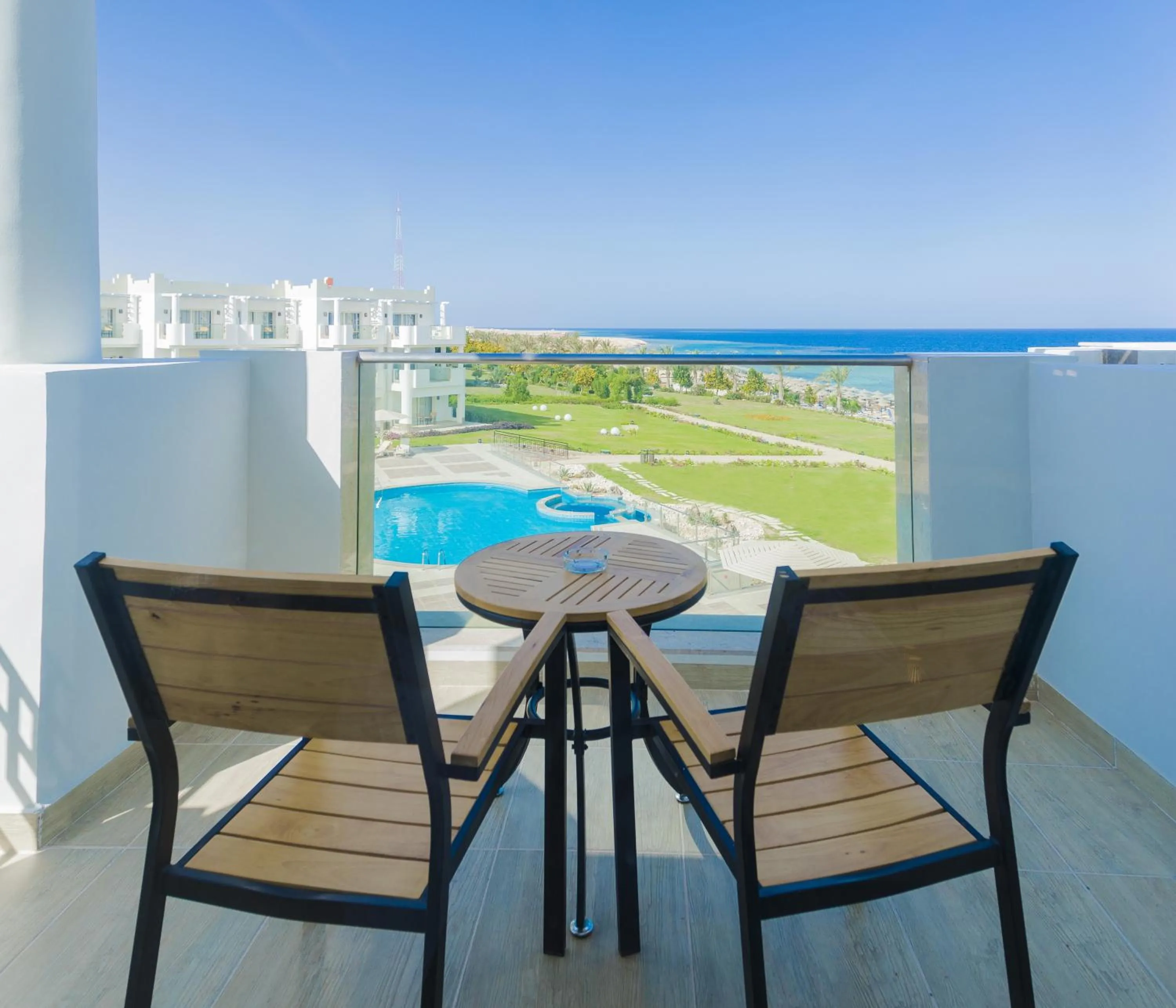 Balcony/Terrace in Fantazia Resort Marsa Alam