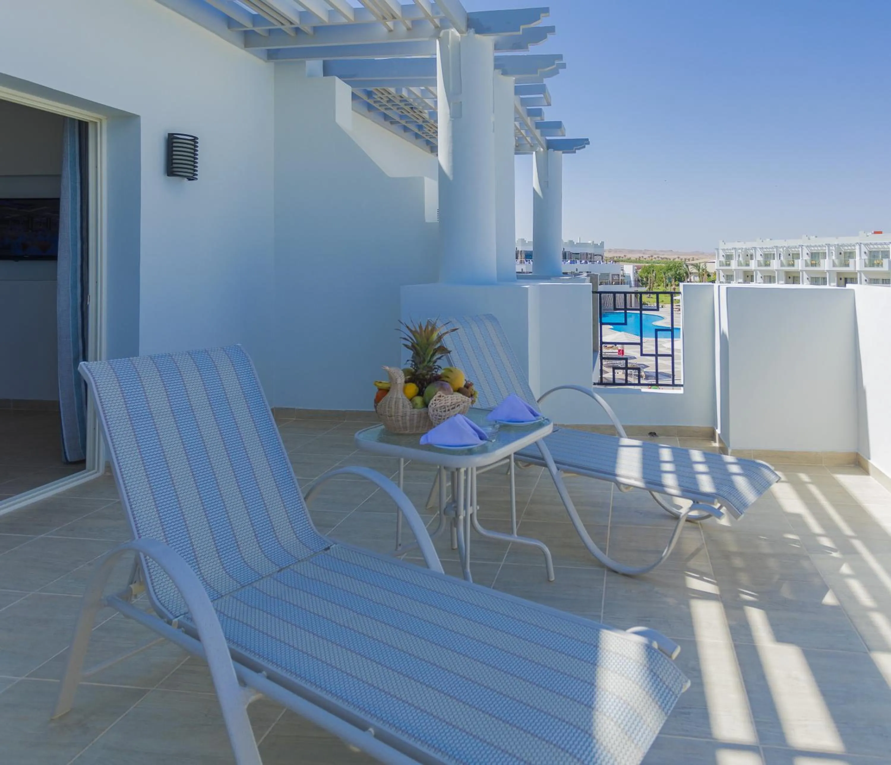 Patio in Fantazia Resort Marsa Alam