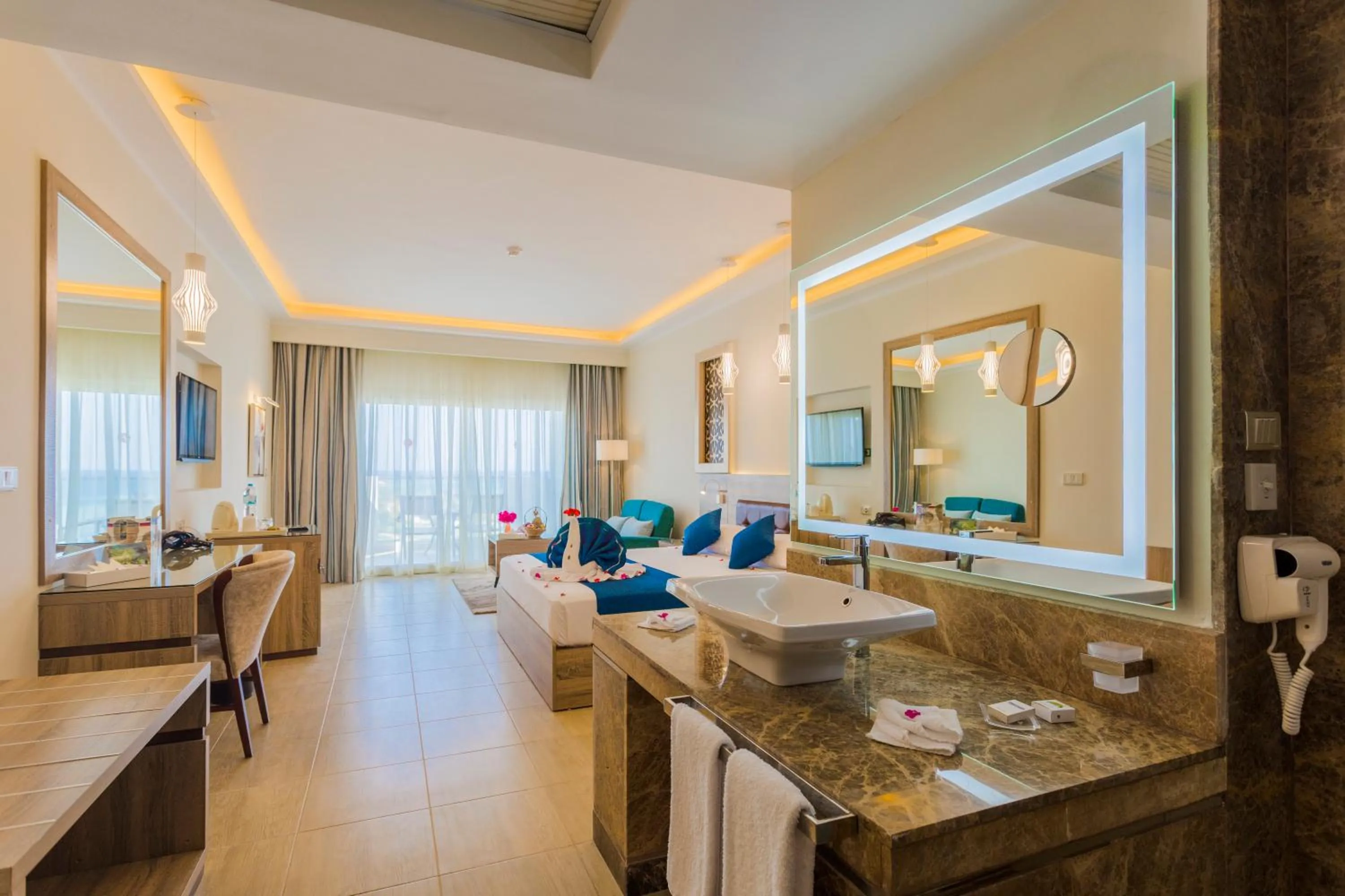 Bed in Fantazia Resort Marsa Alam