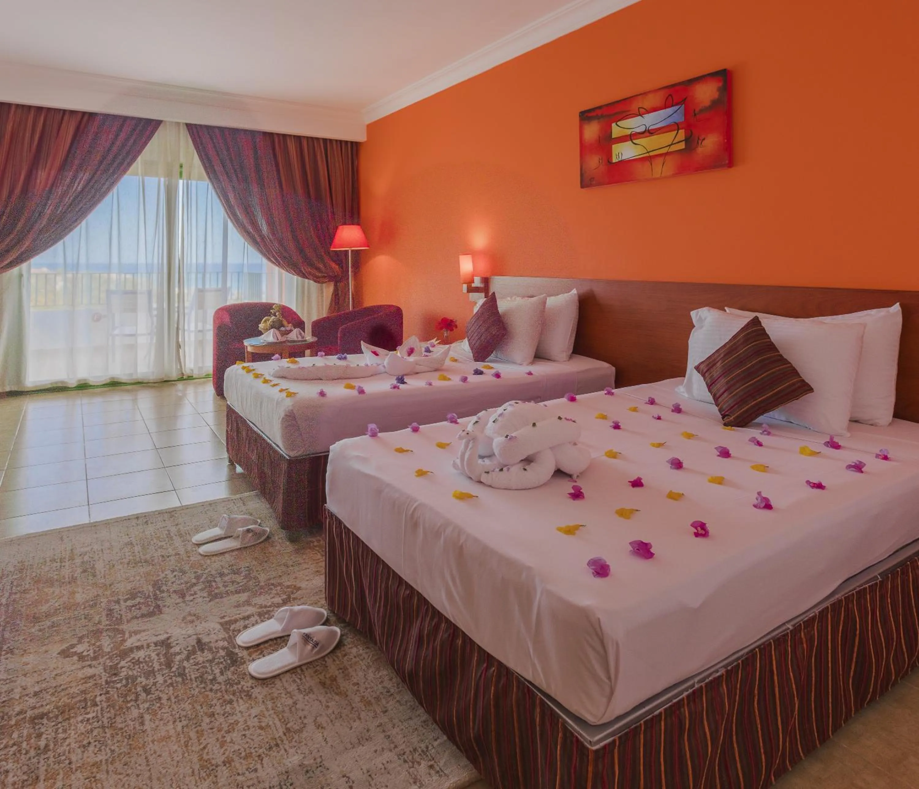 Bedroom, Bed in Fantazia Resort Marsa Alam