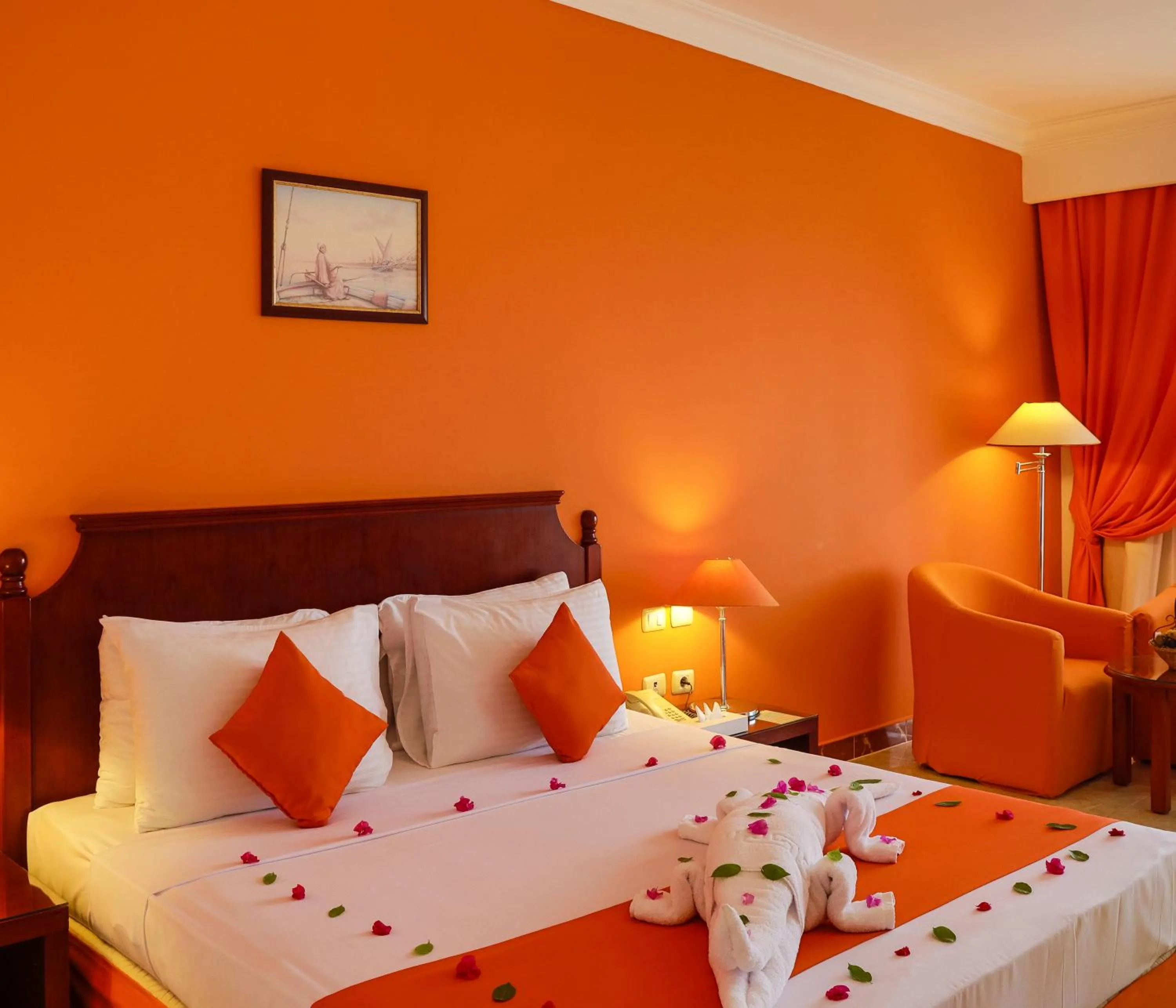 Bedroom, Bed in Fantazia Resort Marsa Alam