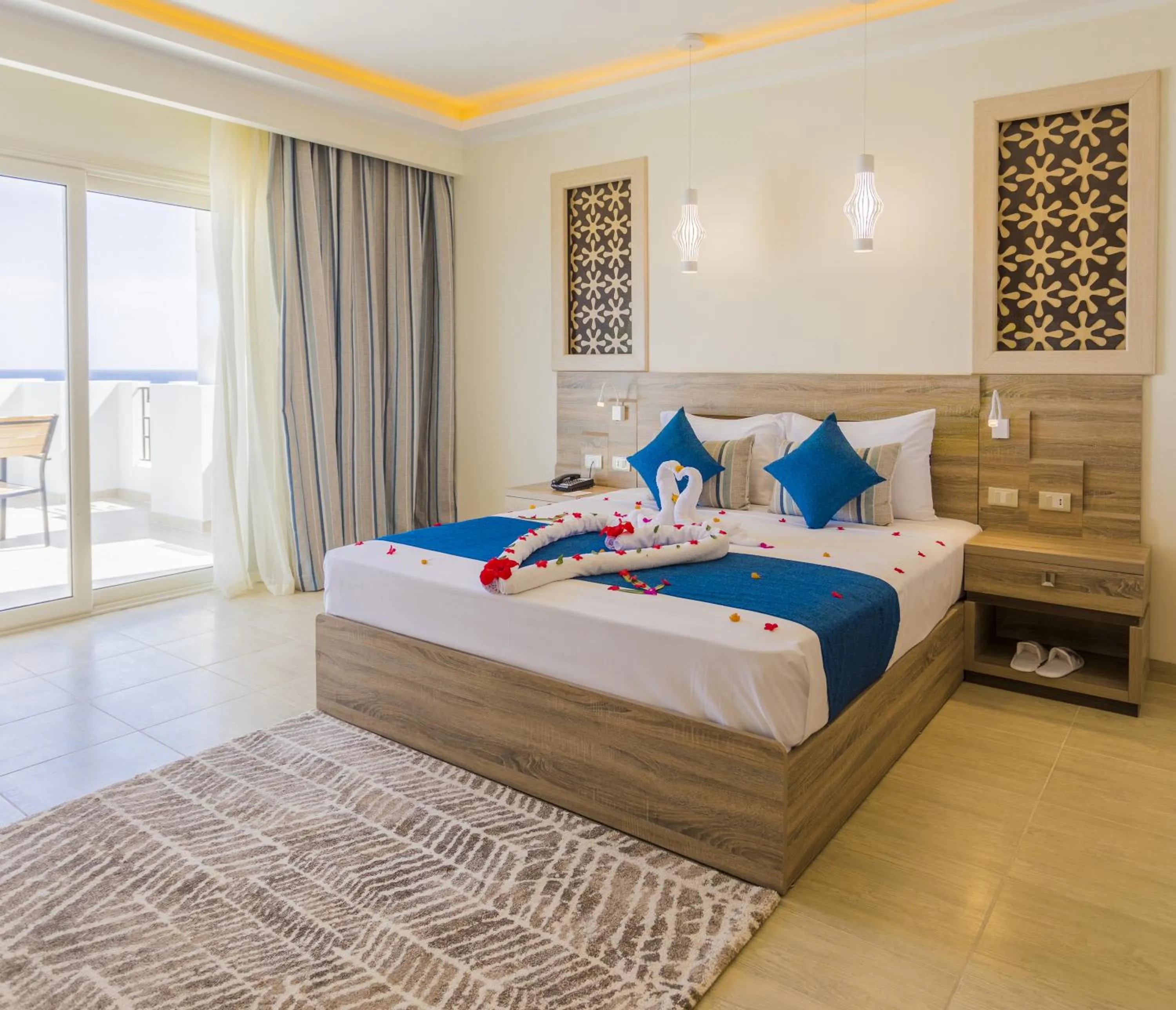 Bedroom, Bed in Fantazia Resort Marsa Alam