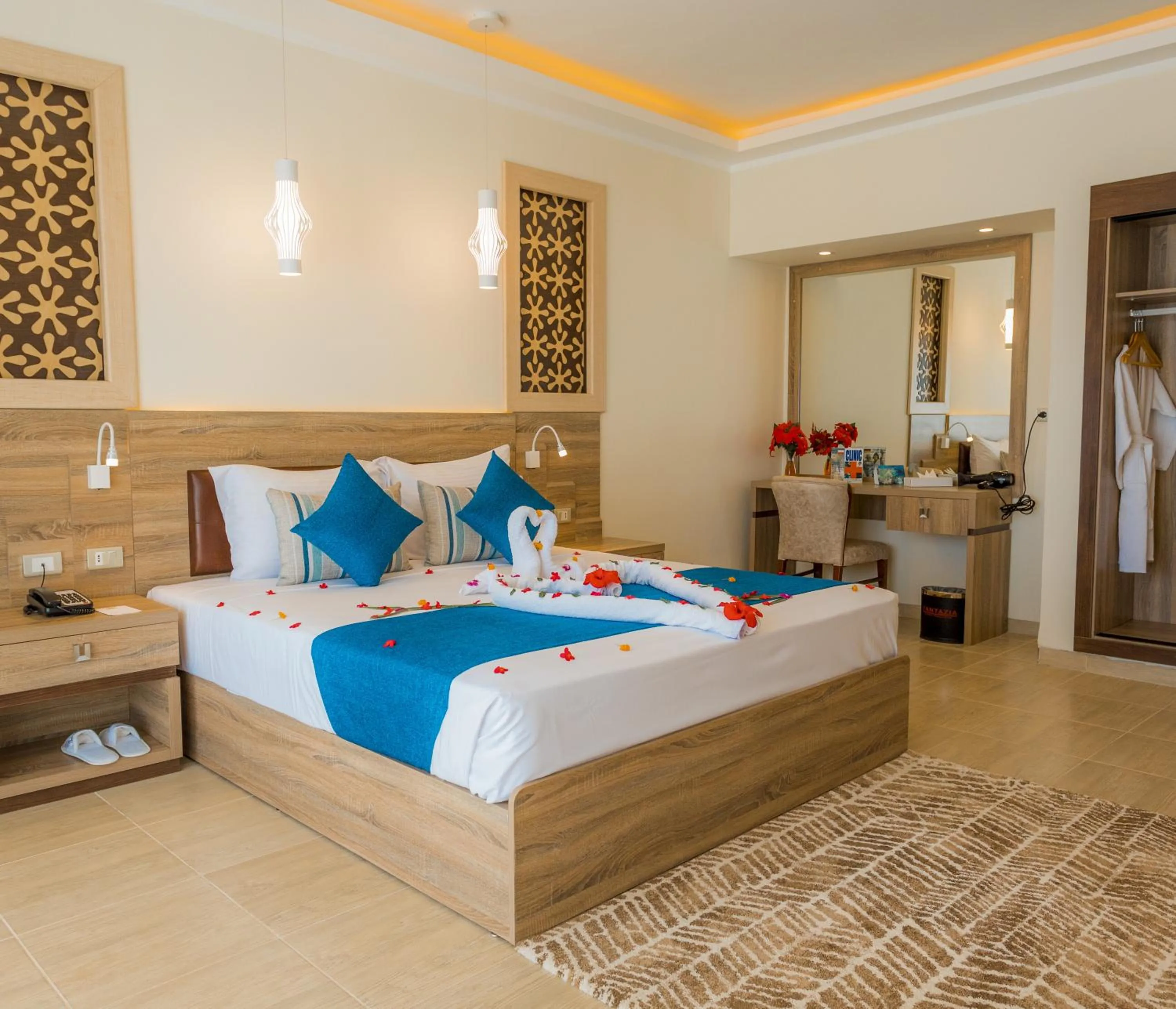 Bedroom, Bed in Fantazia Resort Marsa Alam