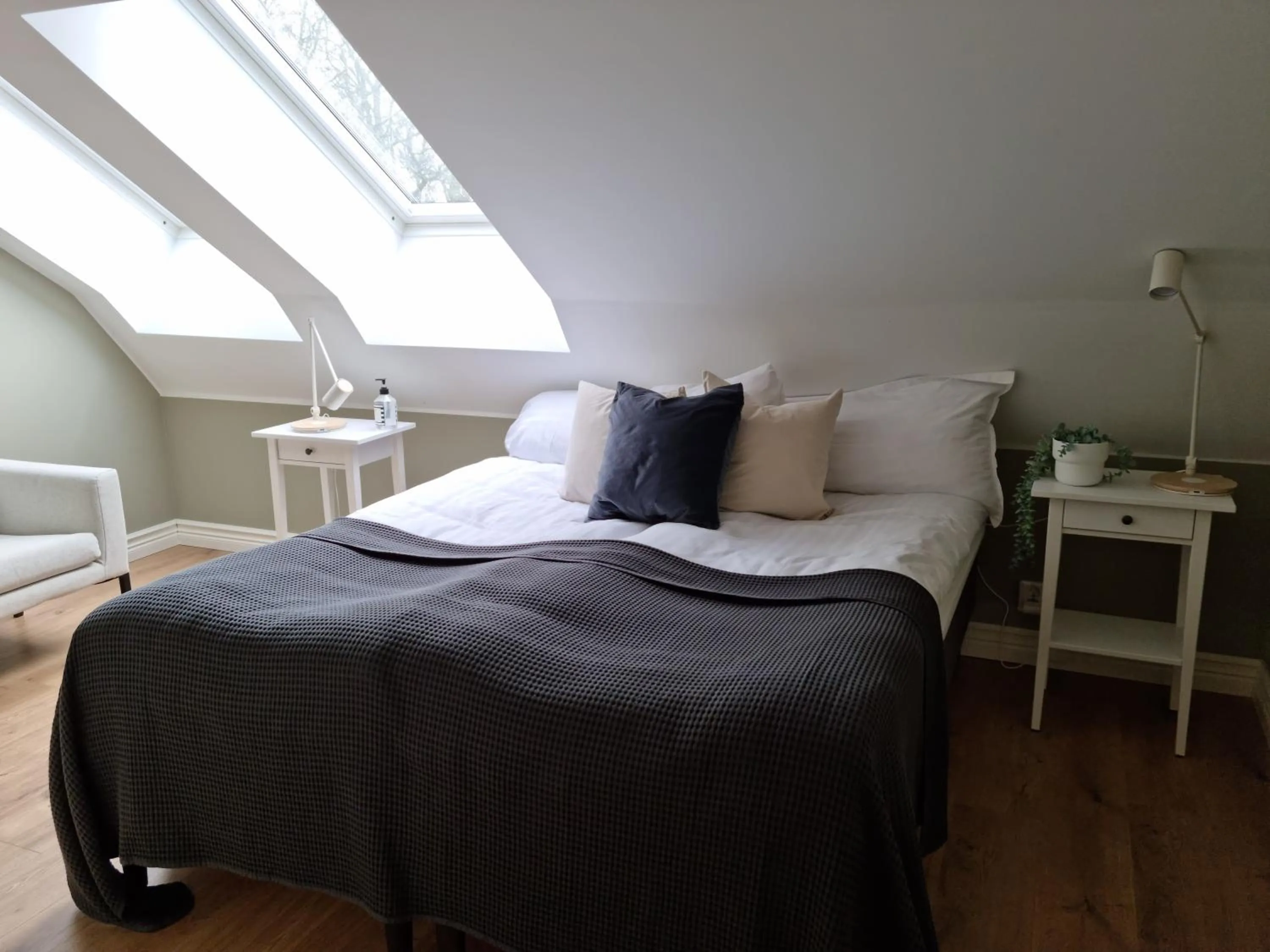 Bed in Hotell Stavstensgården