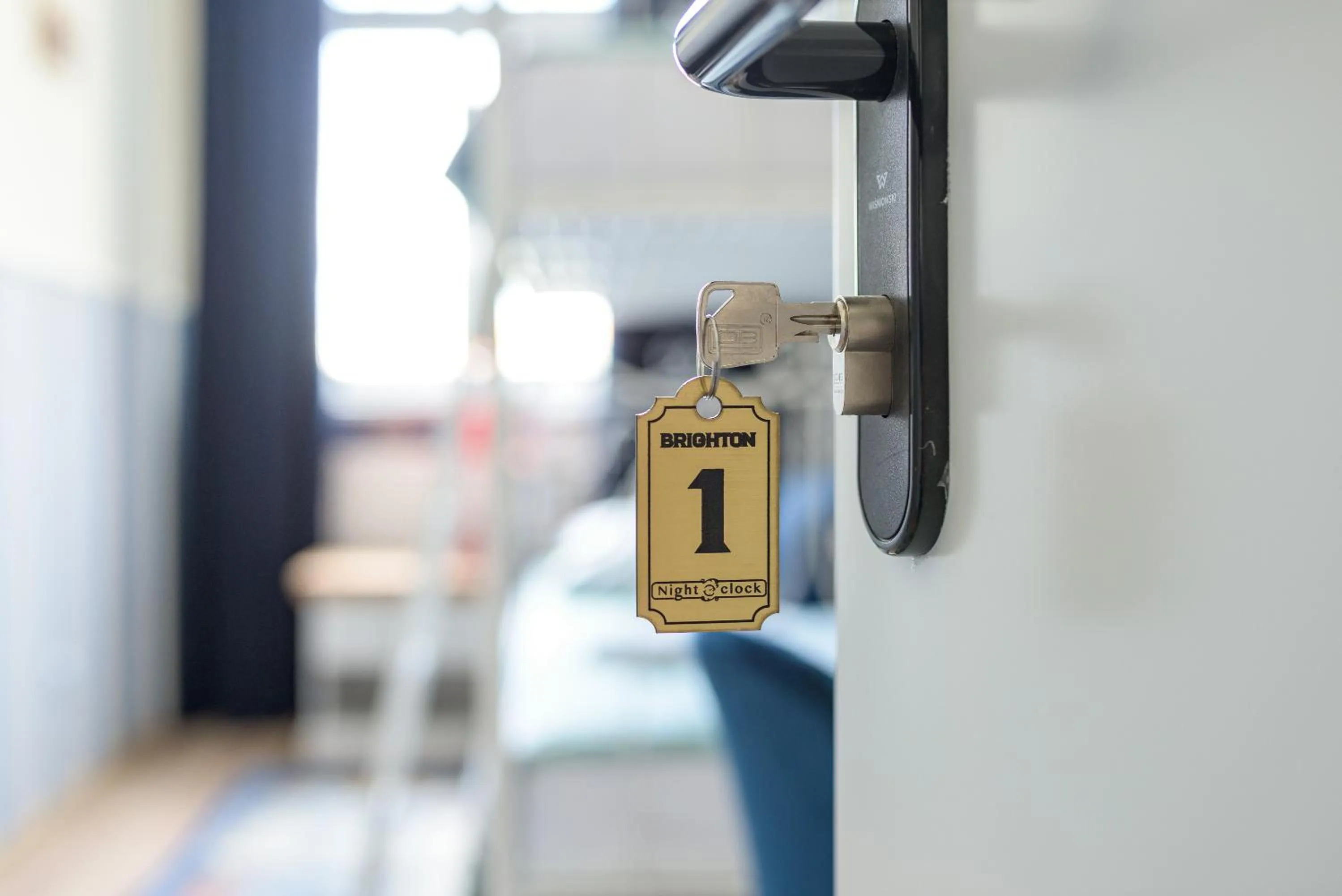 Property logo or sign in Hostel Night o'clock