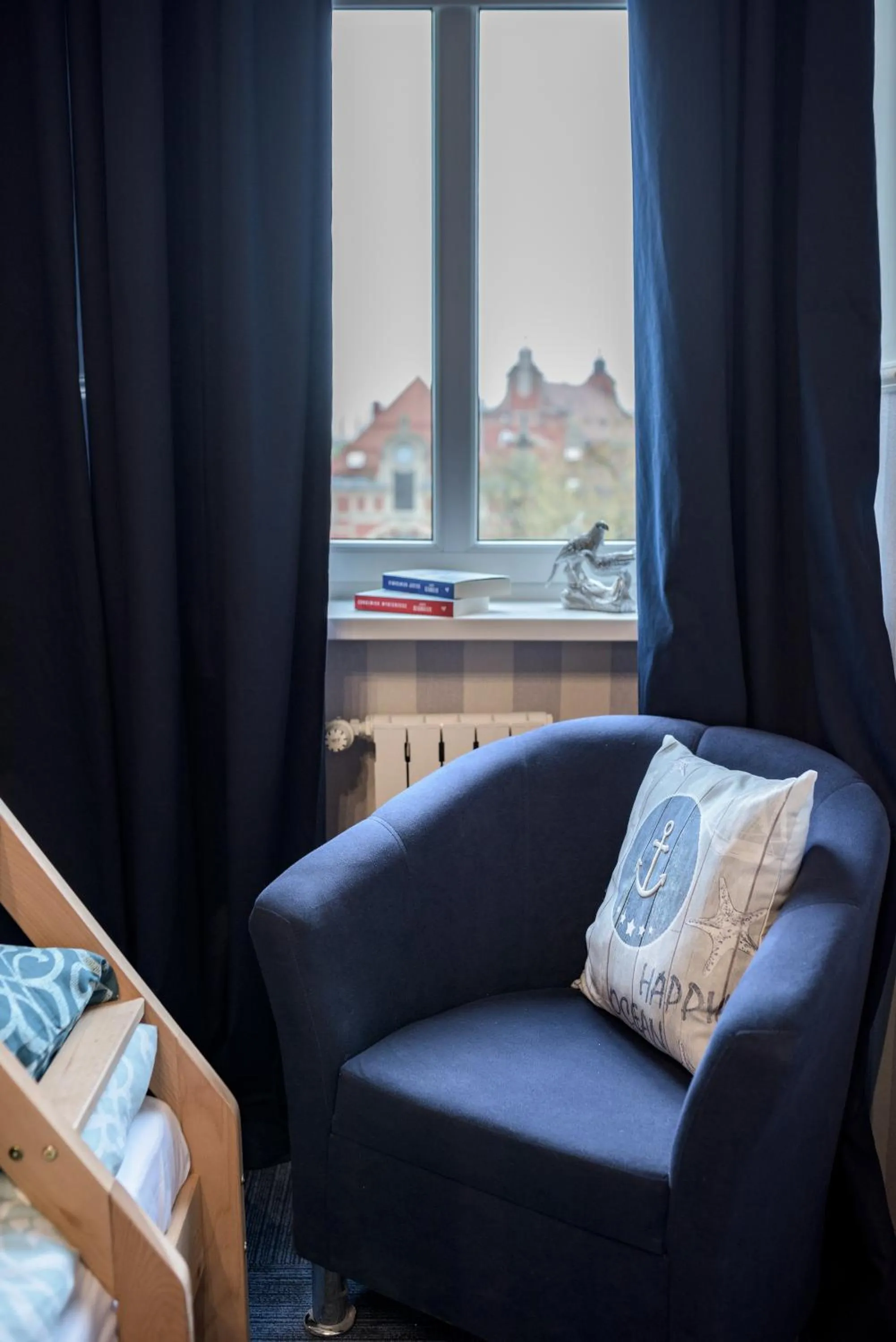 Seating area in Hostel Night o'clock