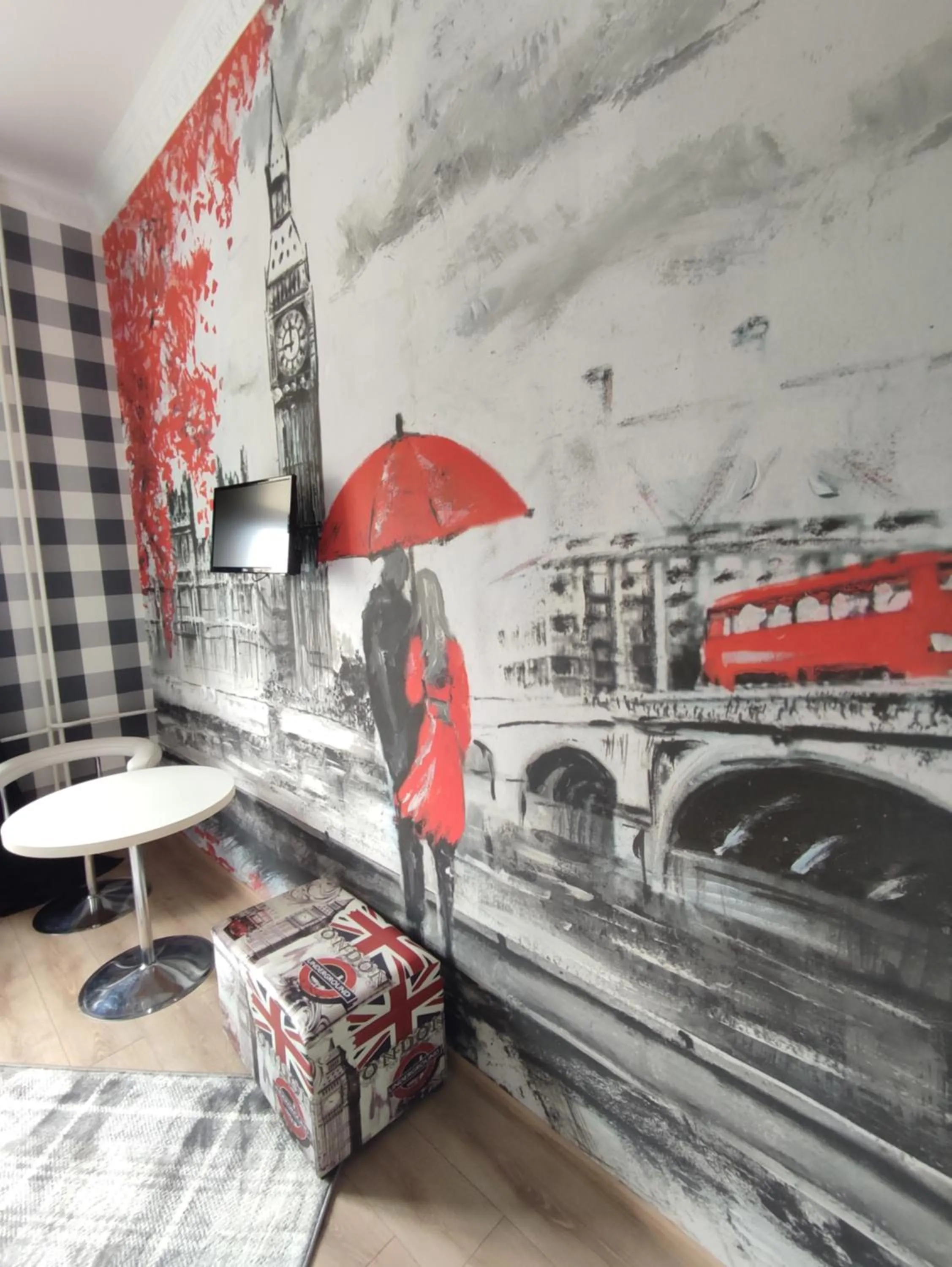 View (from property/room) in Hostel Night o'clock