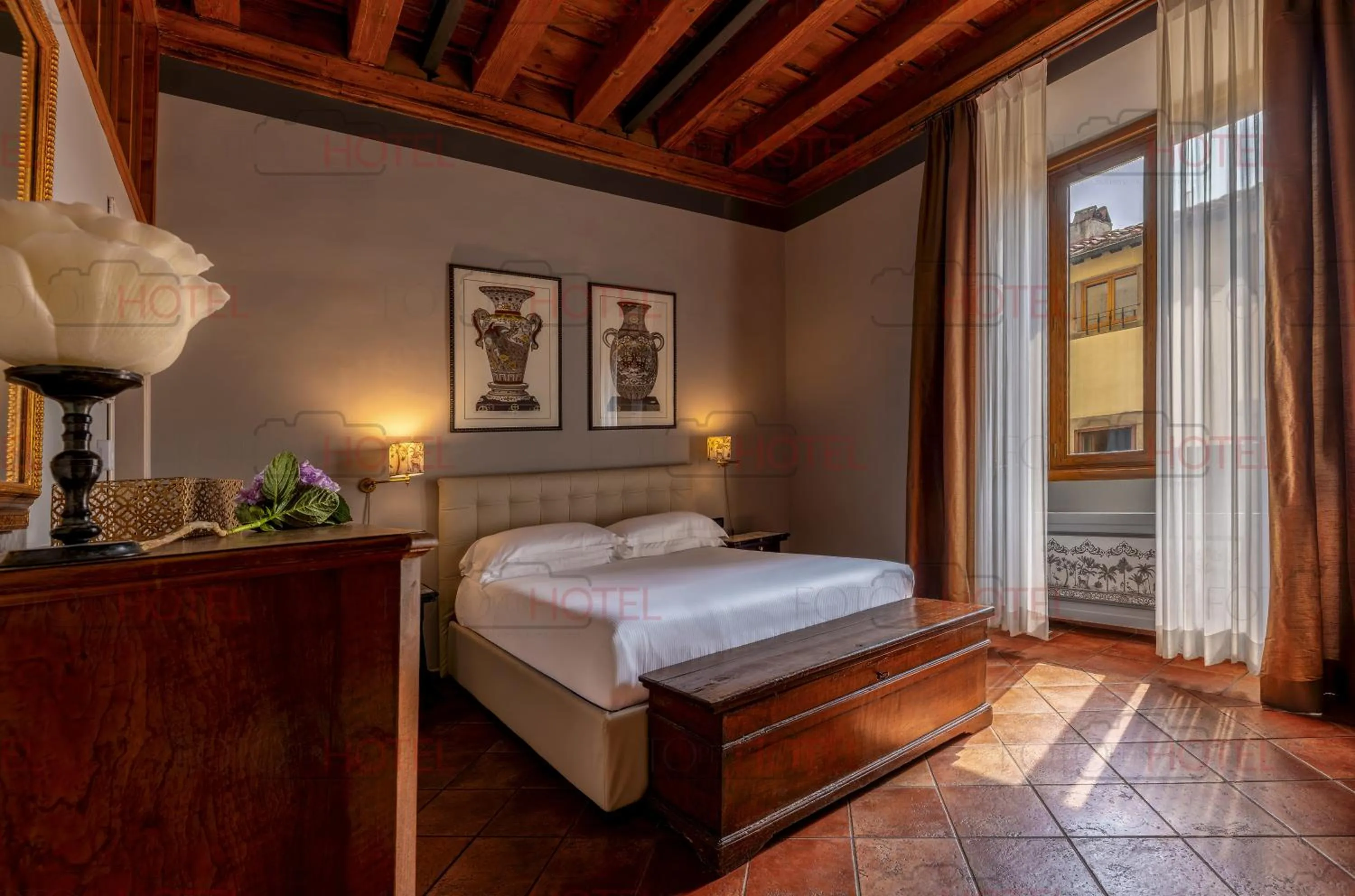 Bed in Antica Dimora De' Benci