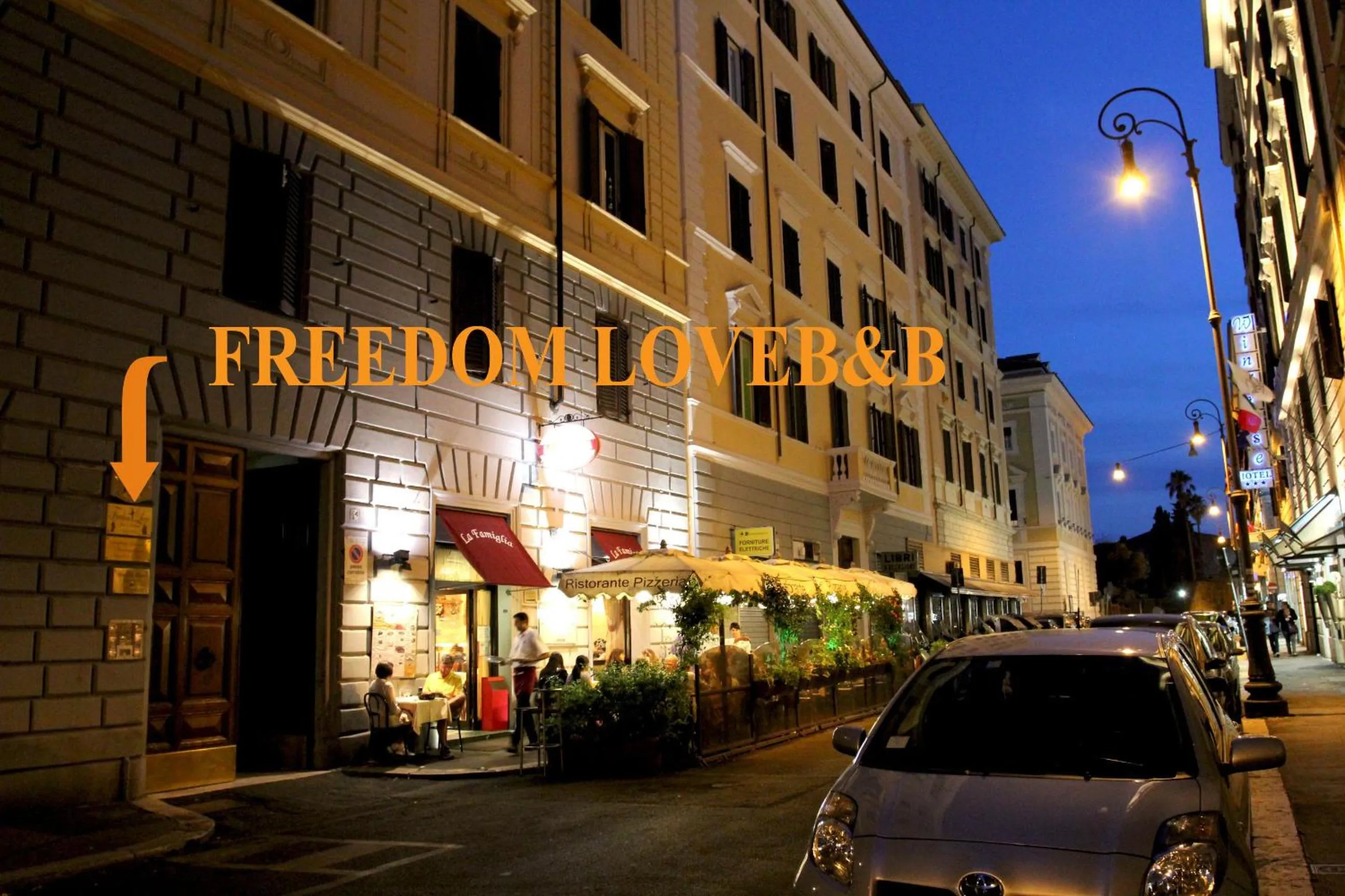 Facade/entrance in Freedom Love B&B