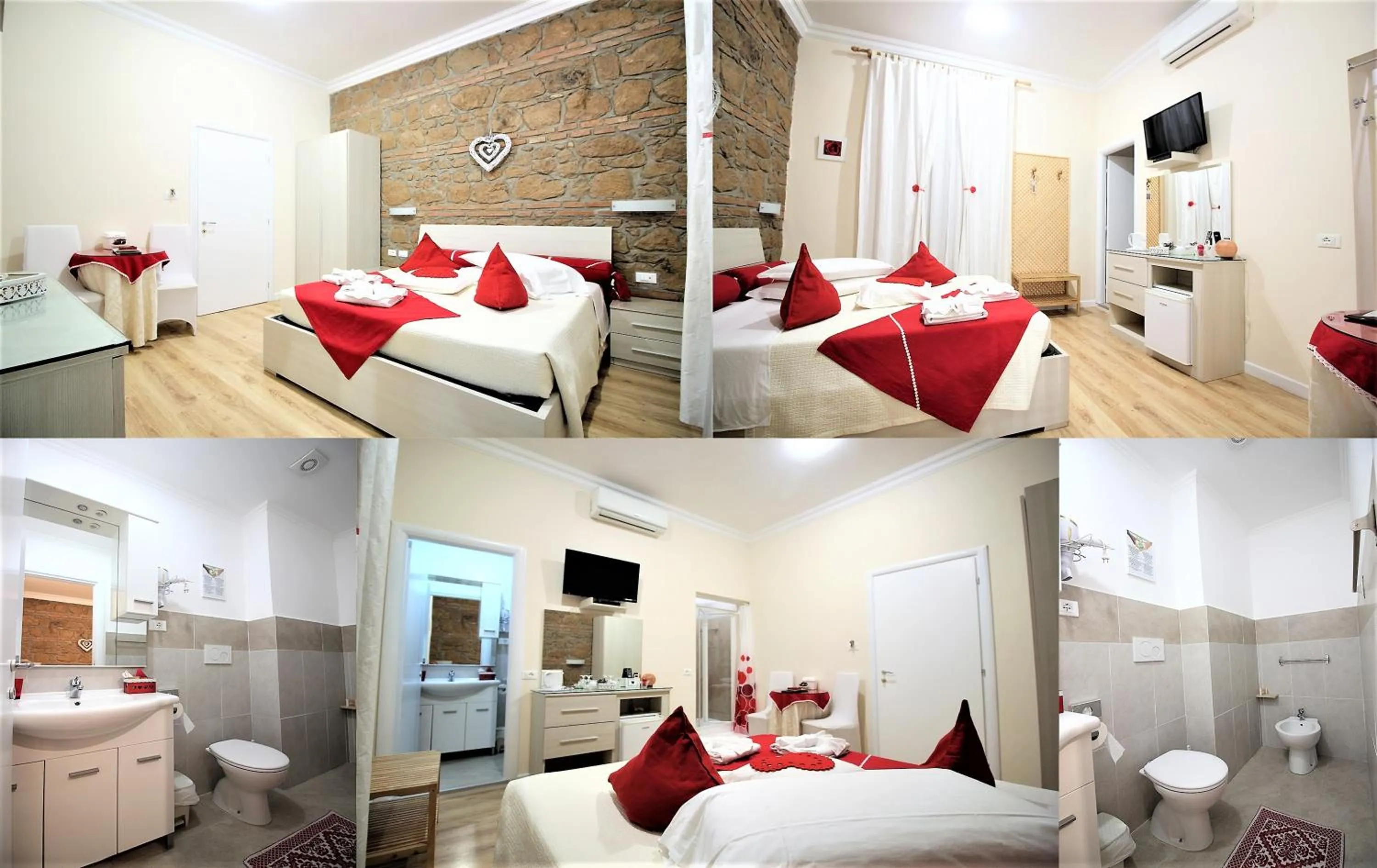 Photo of the whole room, Bed in Freedom Love B&B