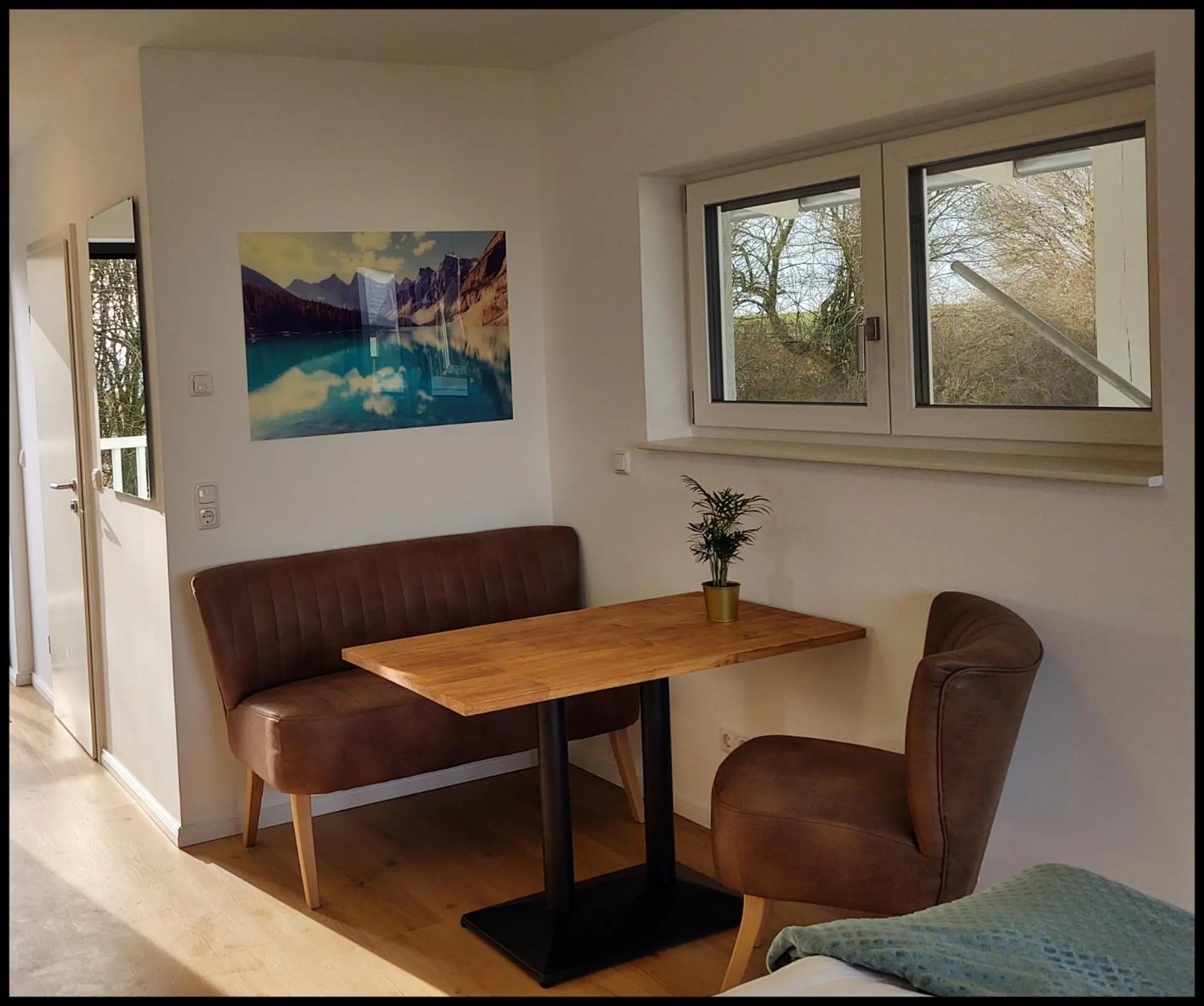 Seating area in Fernweg Apartments