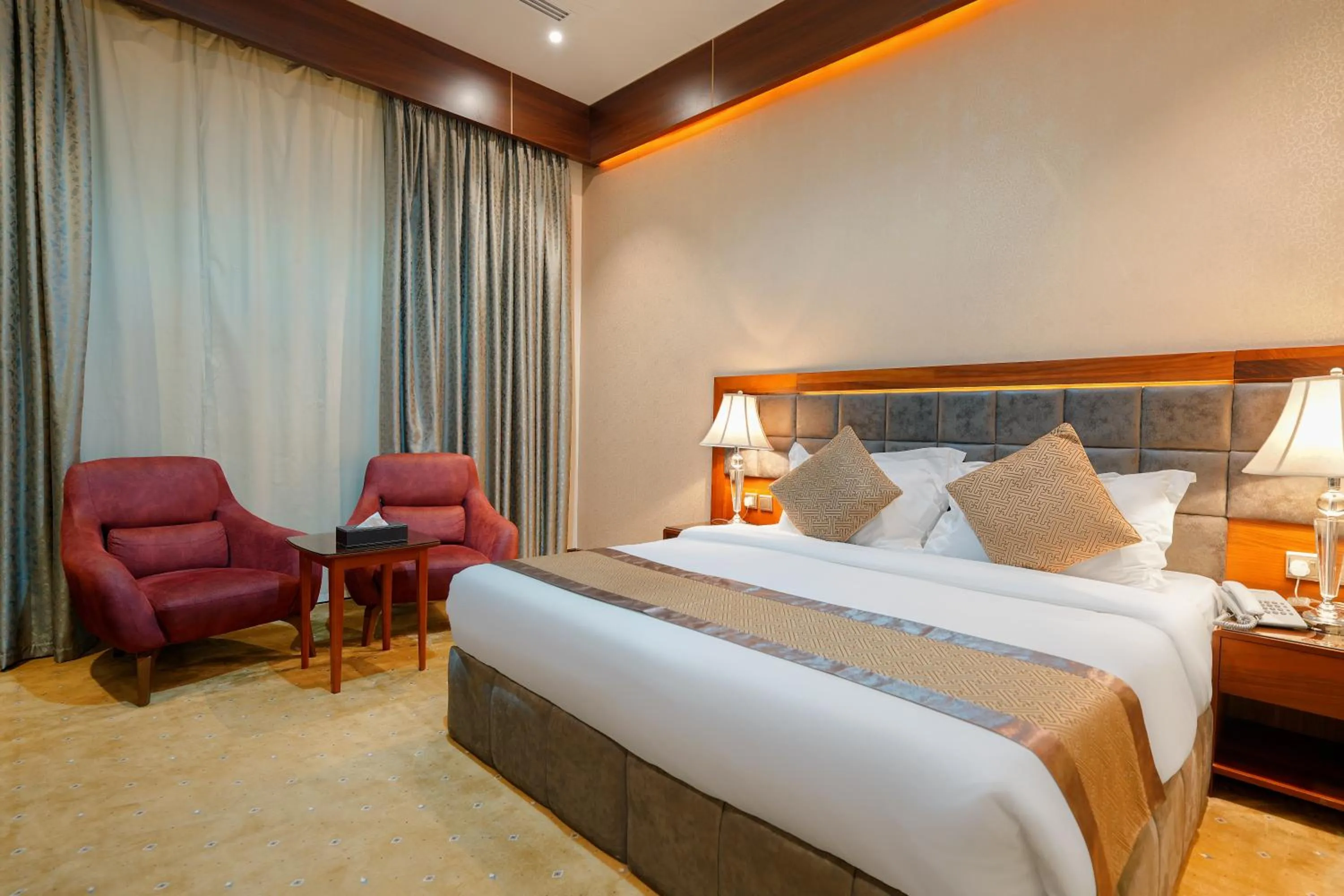 Bed in Celine Home Serviced Apartment Al Malqa