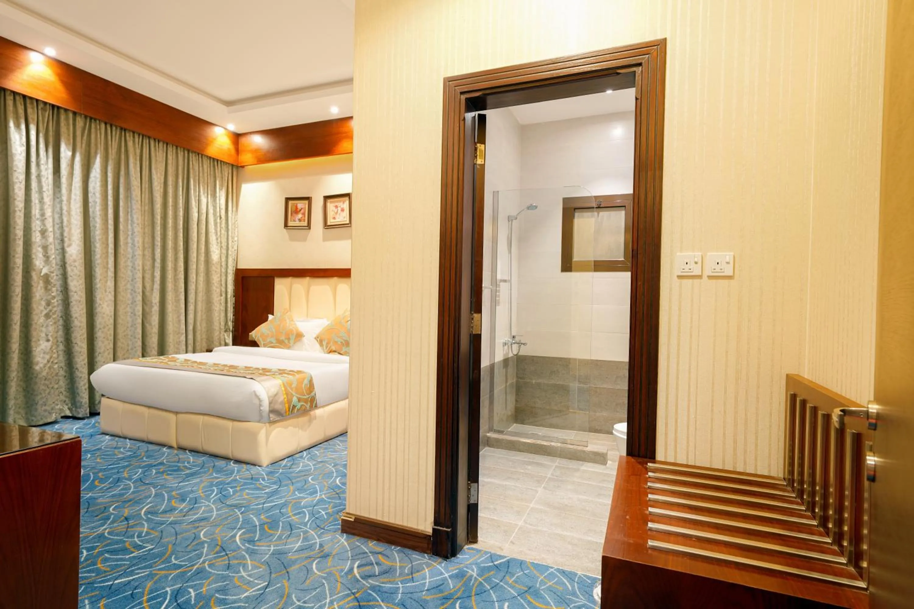 Bed in Celine Home Serviced Apartment Al Malqa