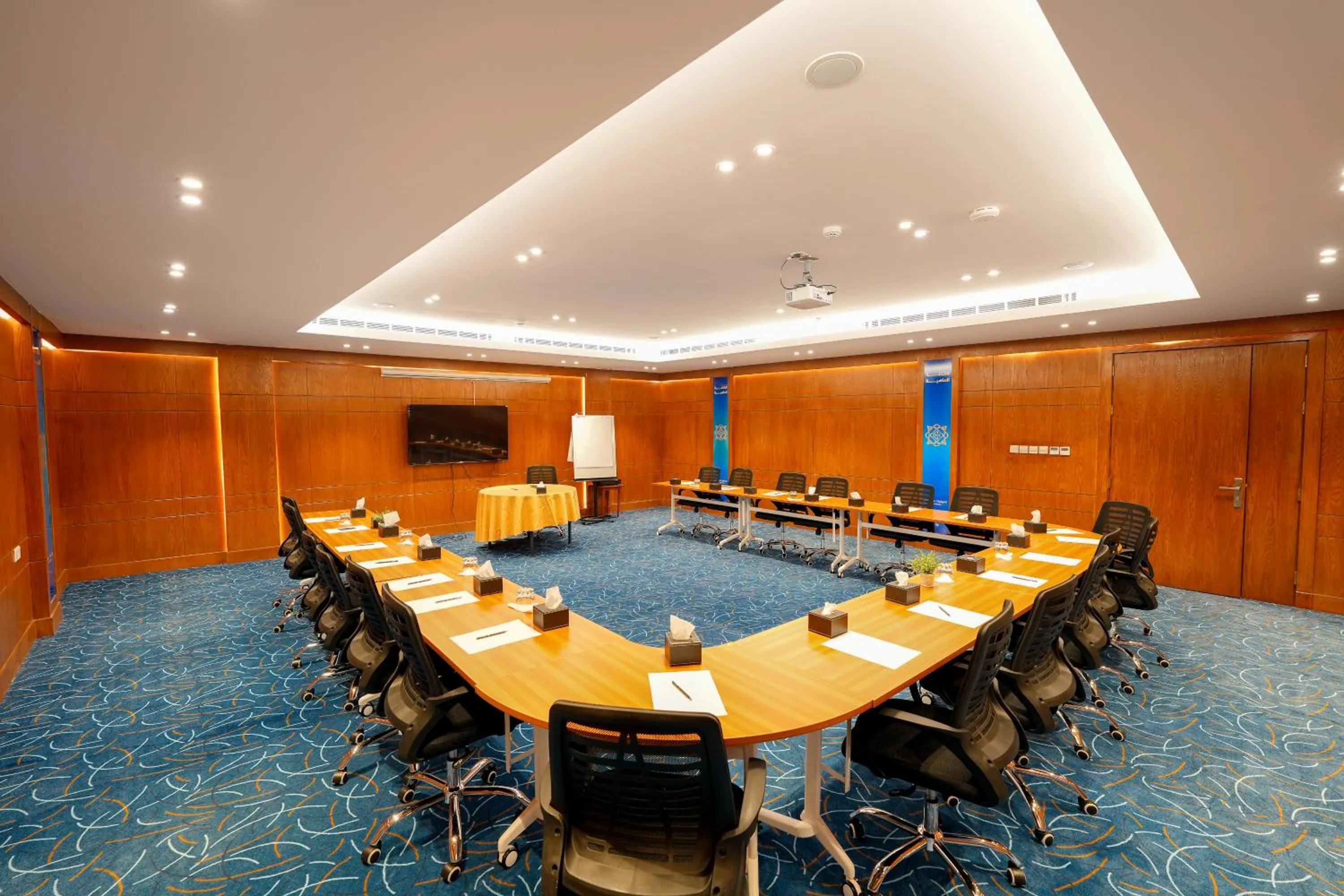 Meeting/conference room in Celine Home Serviced Apartment Al Malqa