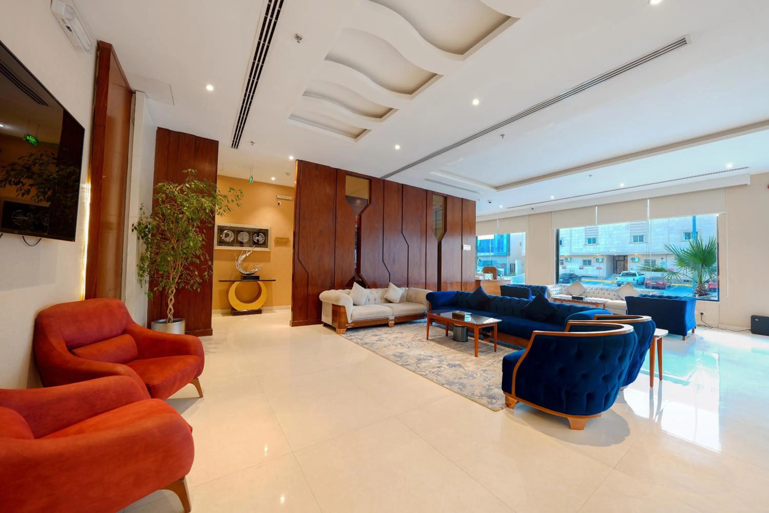 Lobby or reception in Celine Home Serviced Apartment Al Malqa