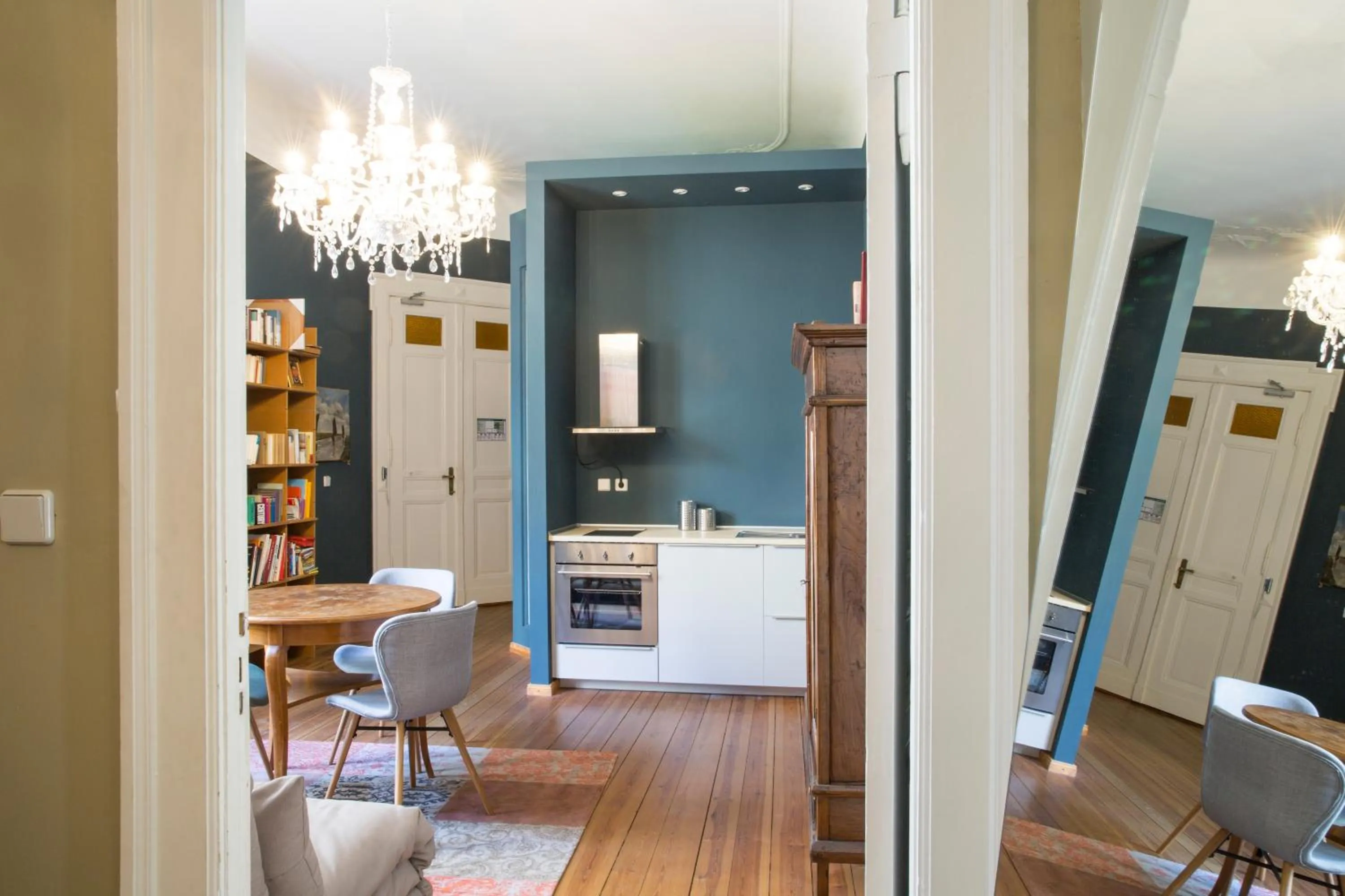 Kitchen or kitchenette in Hotel Art Nouveau am Kurfürstendamm