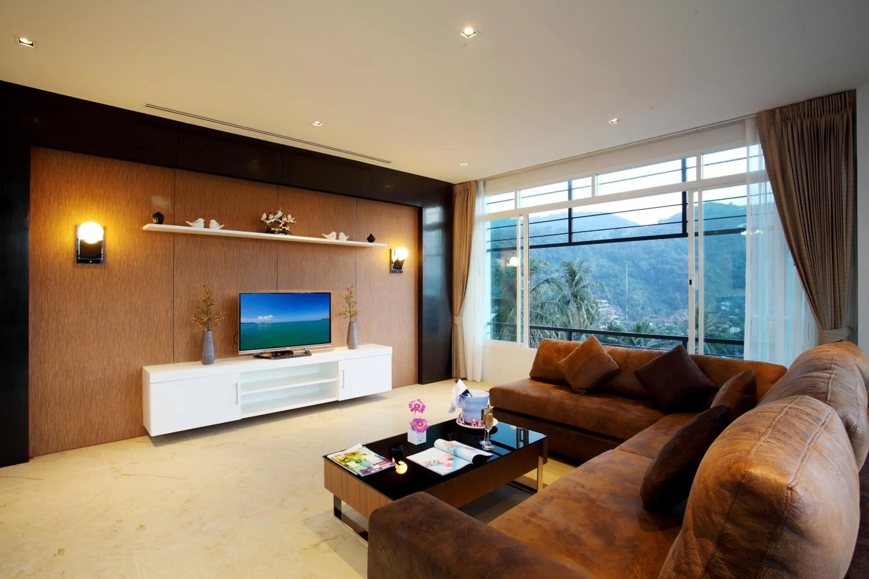 Living room in Kata Sea View Villas