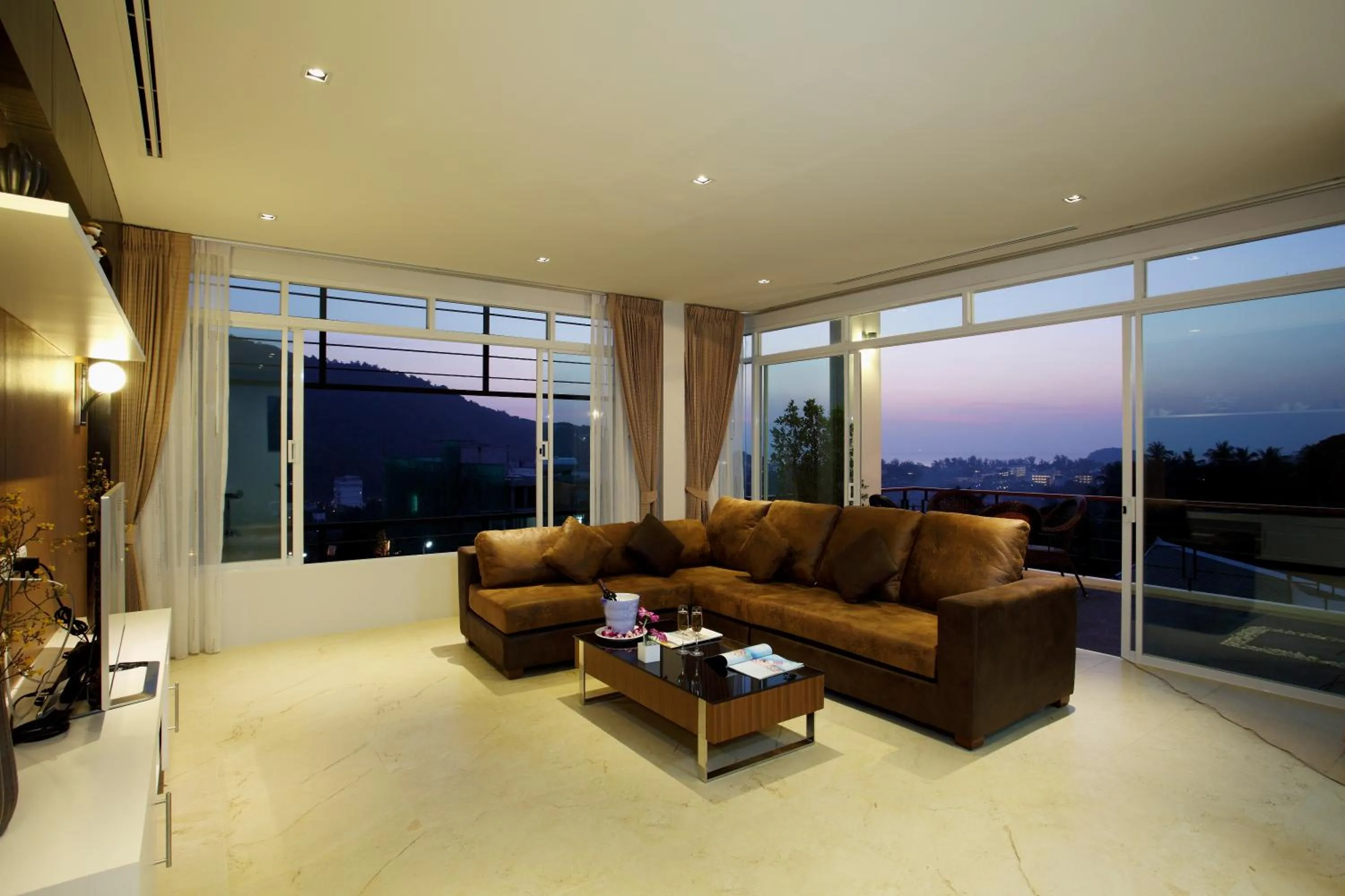 Living room in Kata Sea View Villas