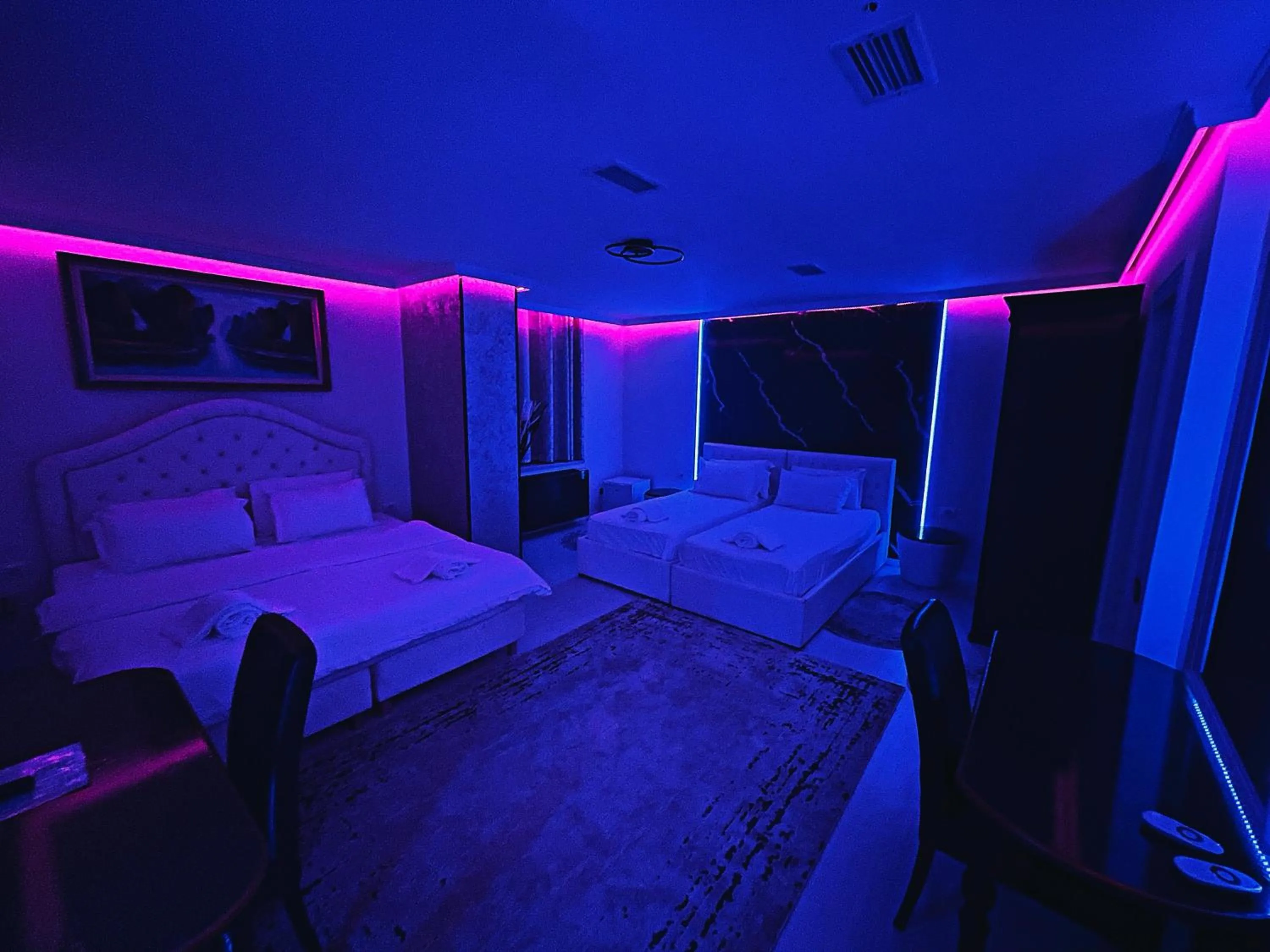 Bed in Hotel Rosa Blu