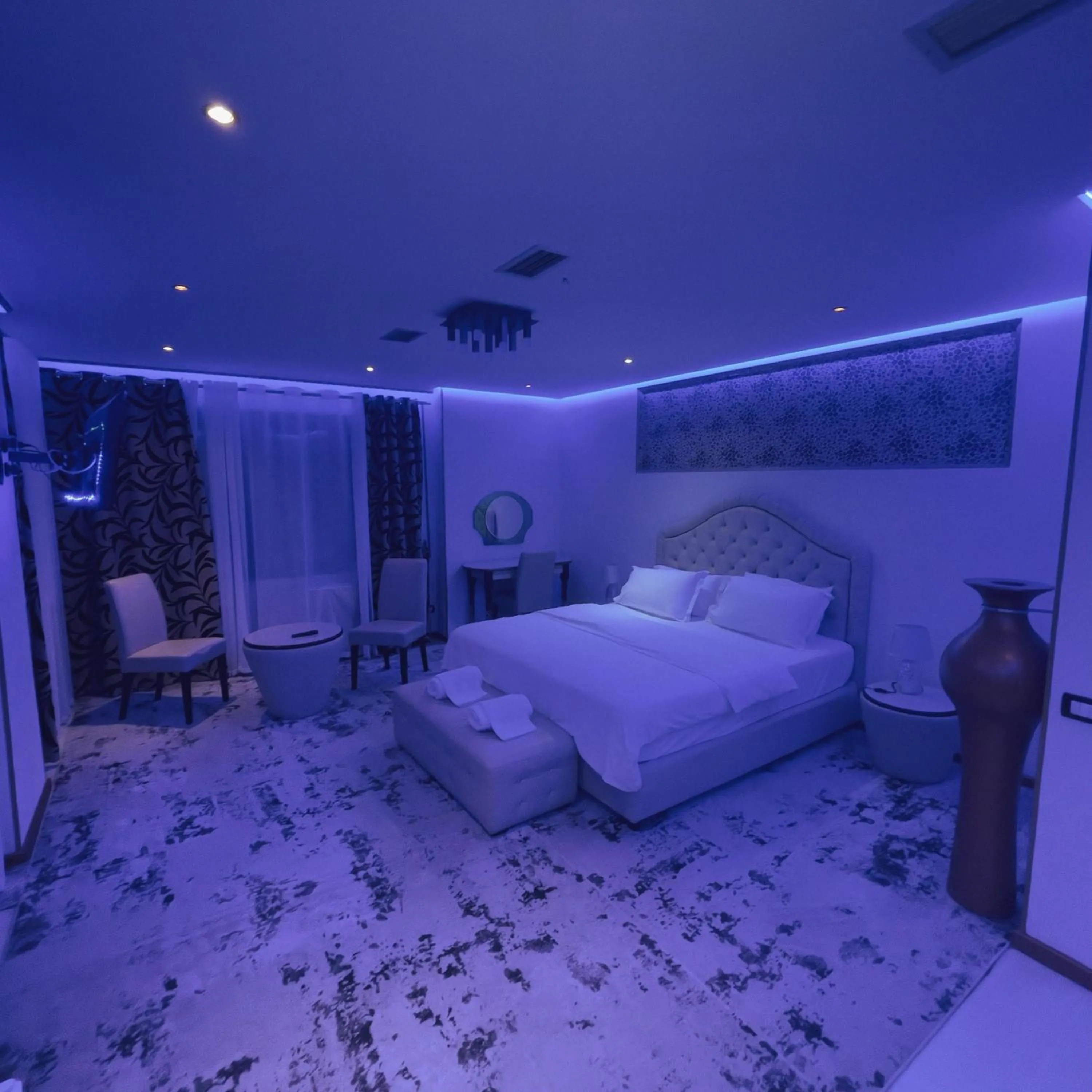 Bed in Hotel Rosa Blu