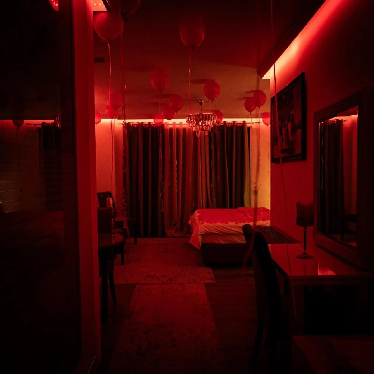 Bed in Hotel Rosa Blu