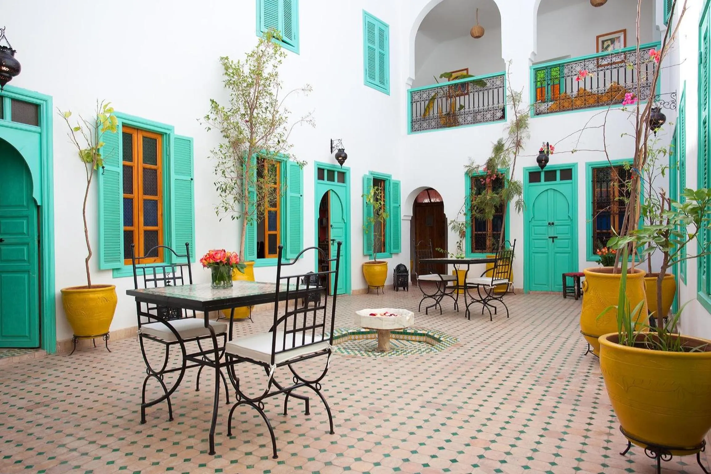 Decorative detail in Riad Dar Aida