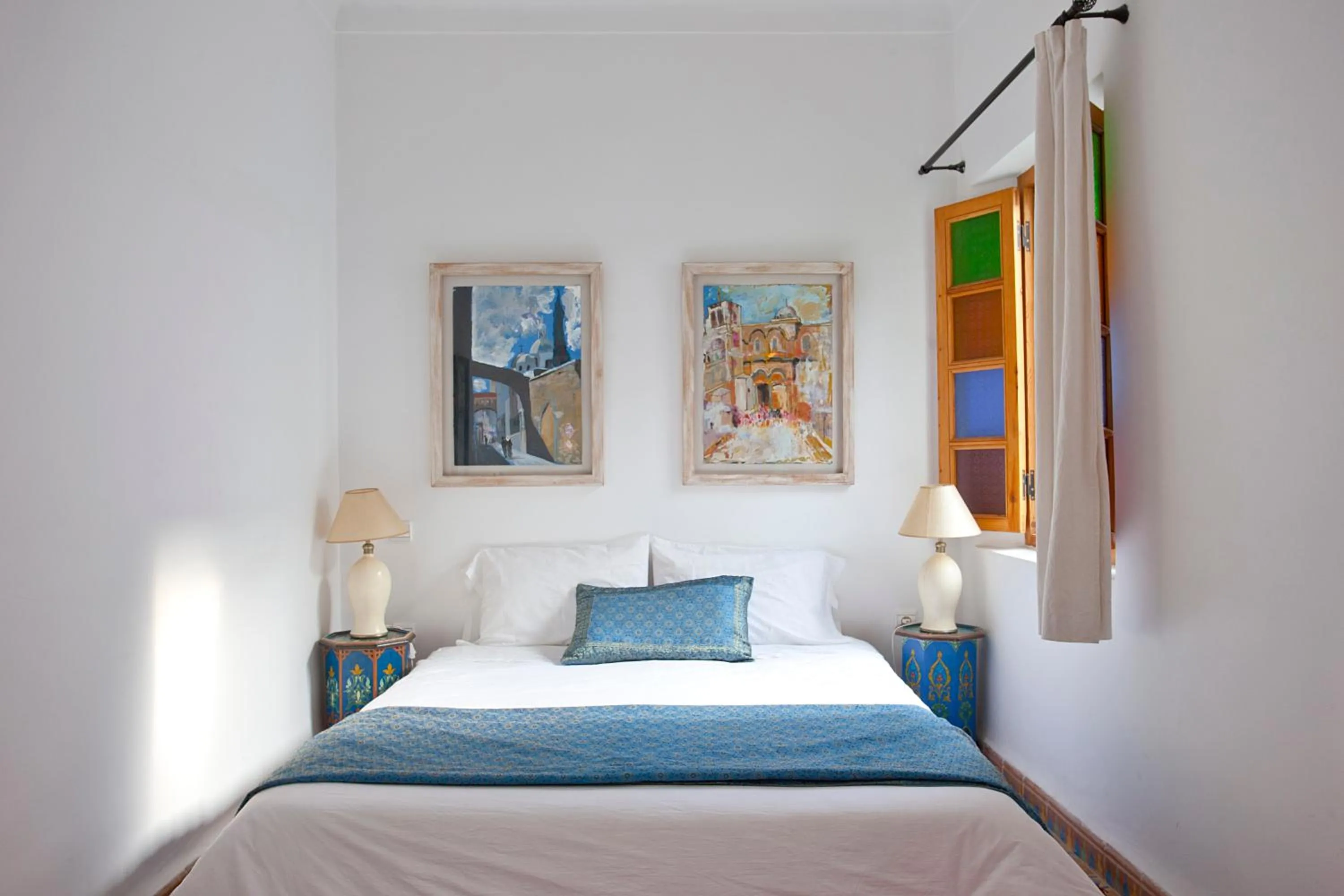 Bed in Riad Dar Aida