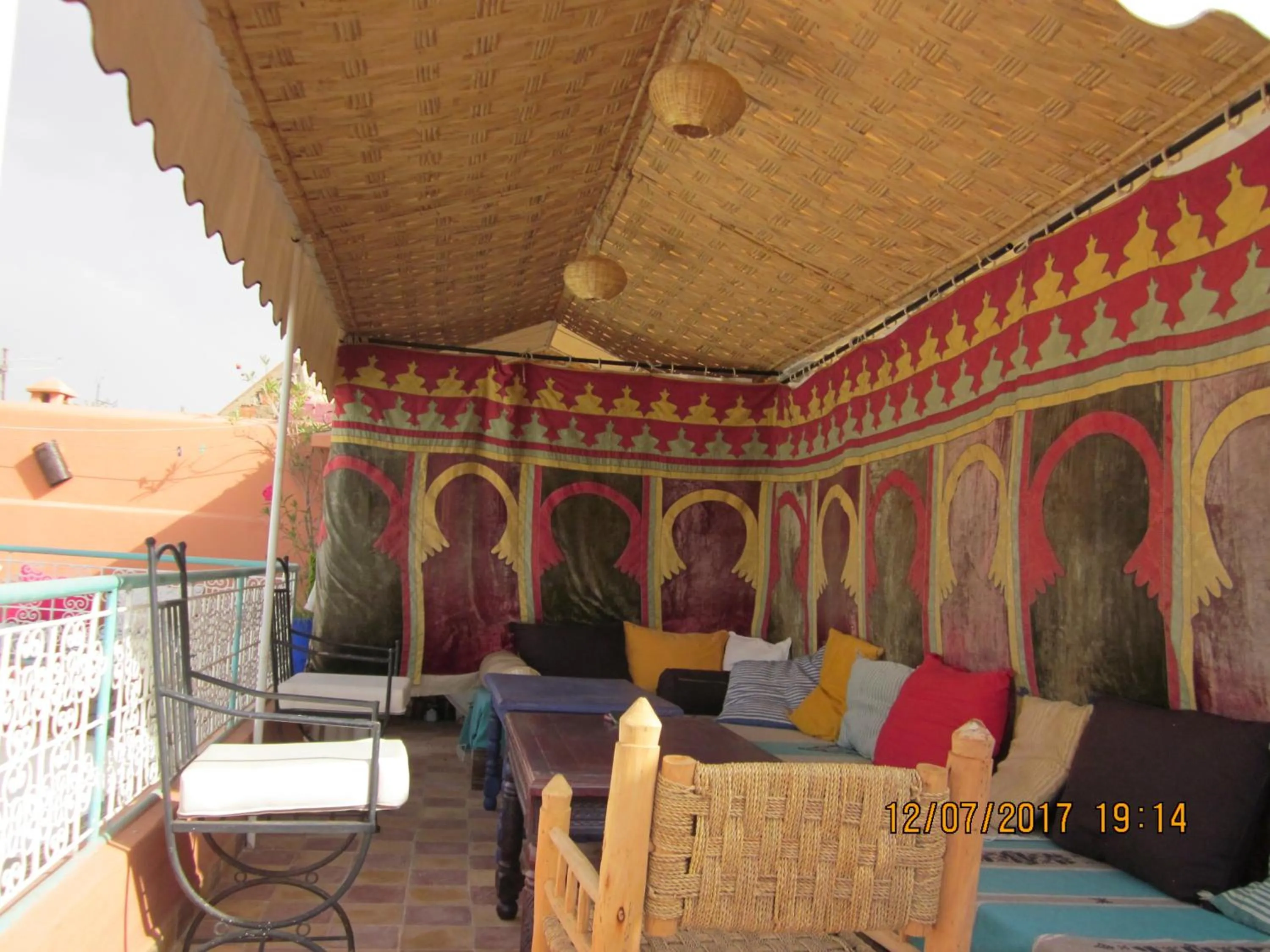 Balcony/Terrace in Riad Dar Aida