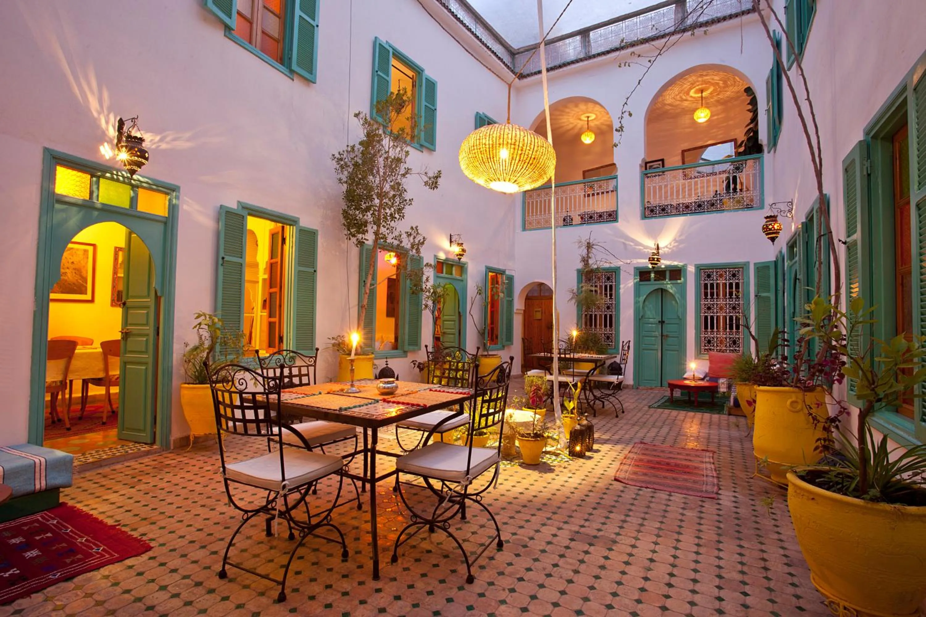 Patio in Riad Dar Aida