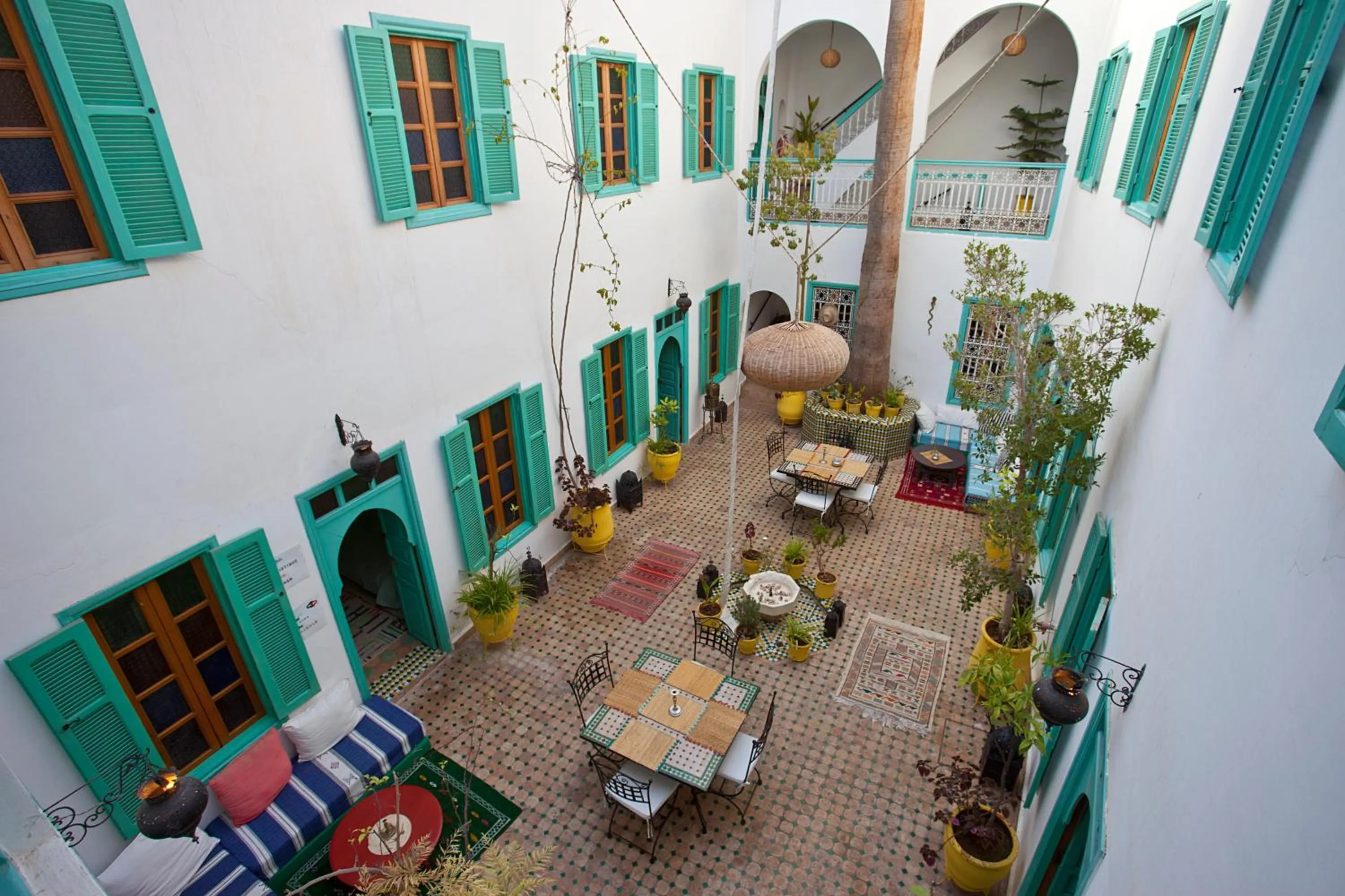 Patio in Riad Dar Aida