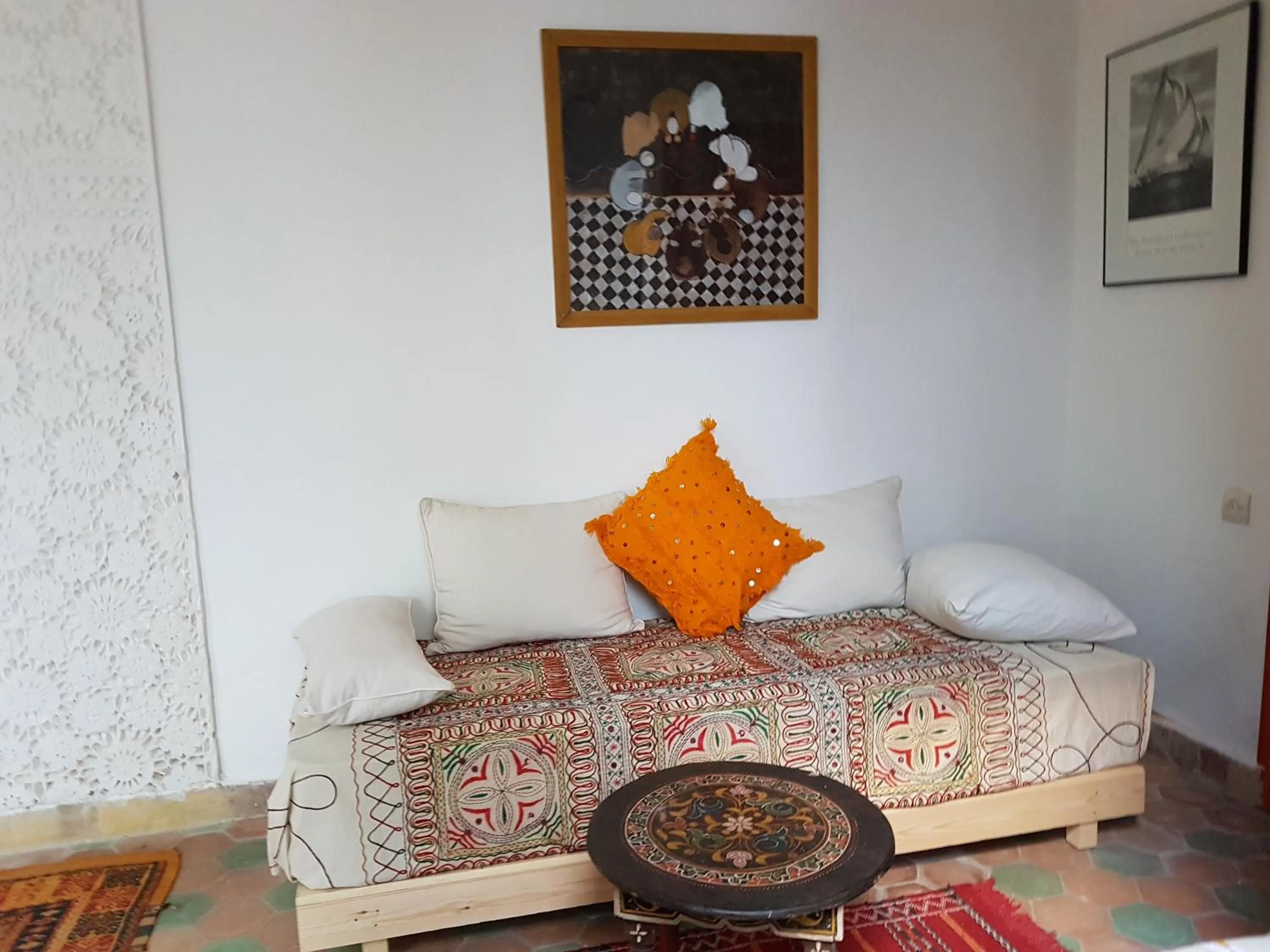 Bed in Riad Dar Aida