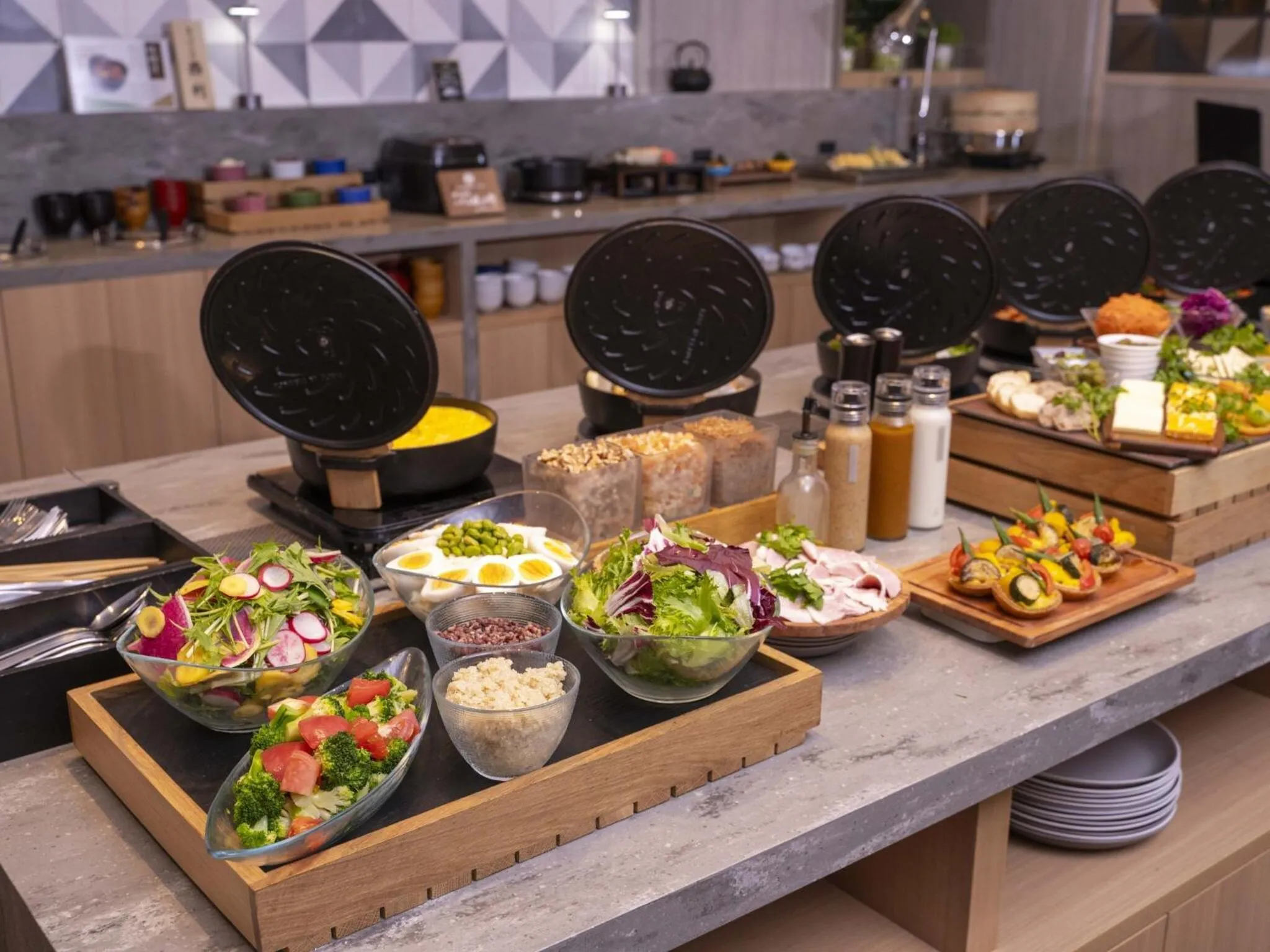 Buffet breakfast in Hotel Forza Kyoto Shijo Kawaramachi