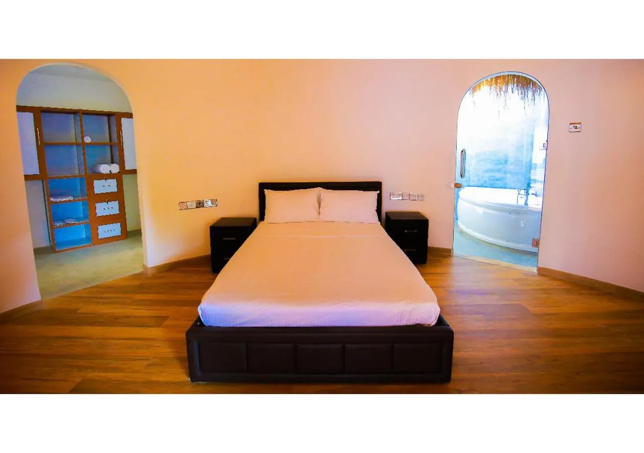 Bed in The Blue Lagoon Resort Kalpitiya