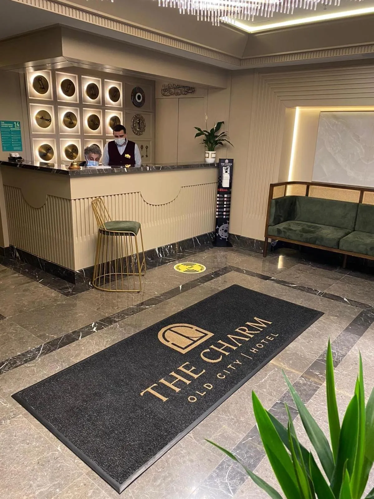 Lobby or reception, Bed in The Charm Hotel - Old City