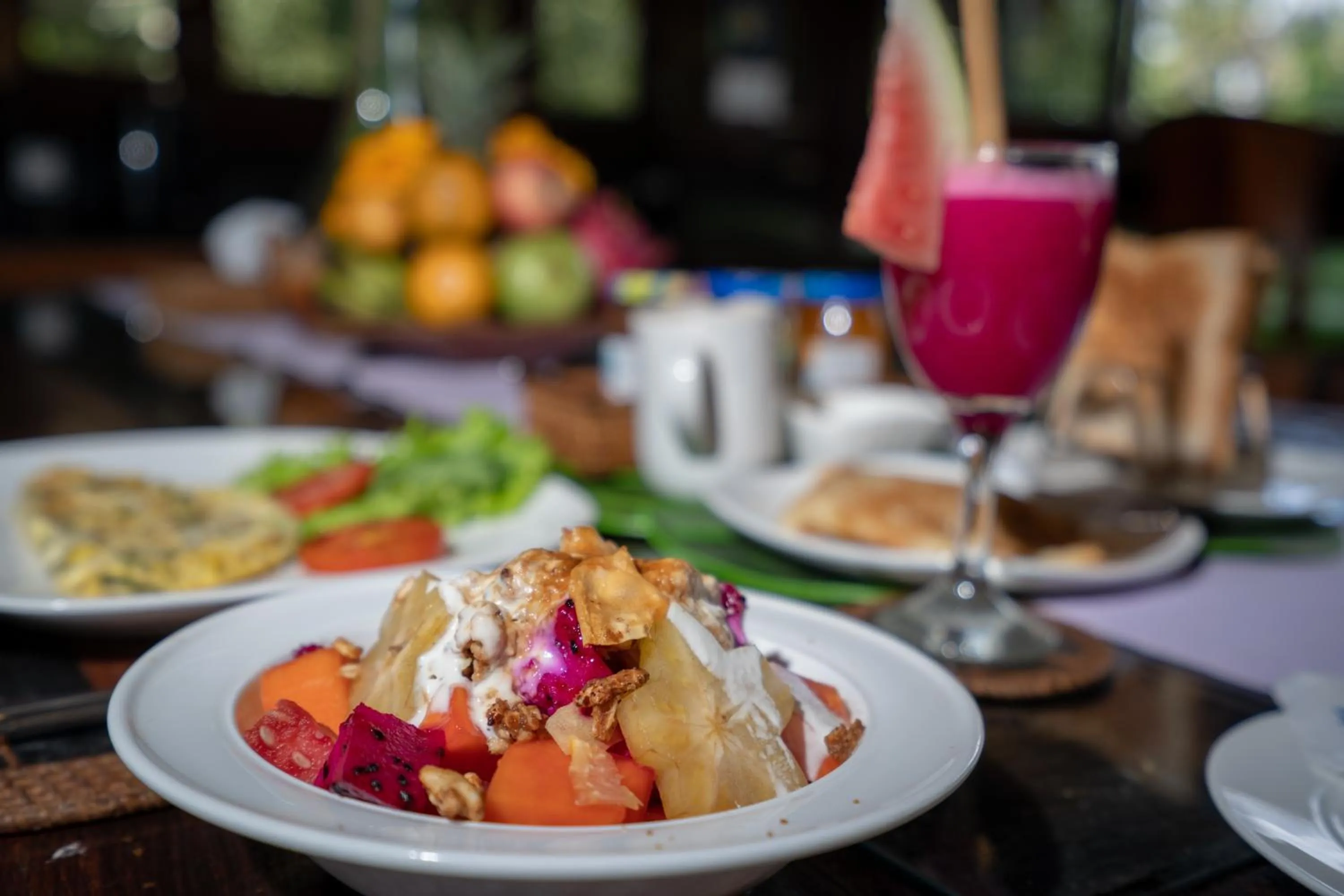 Breakfast in Kupu Kupu Private Villa