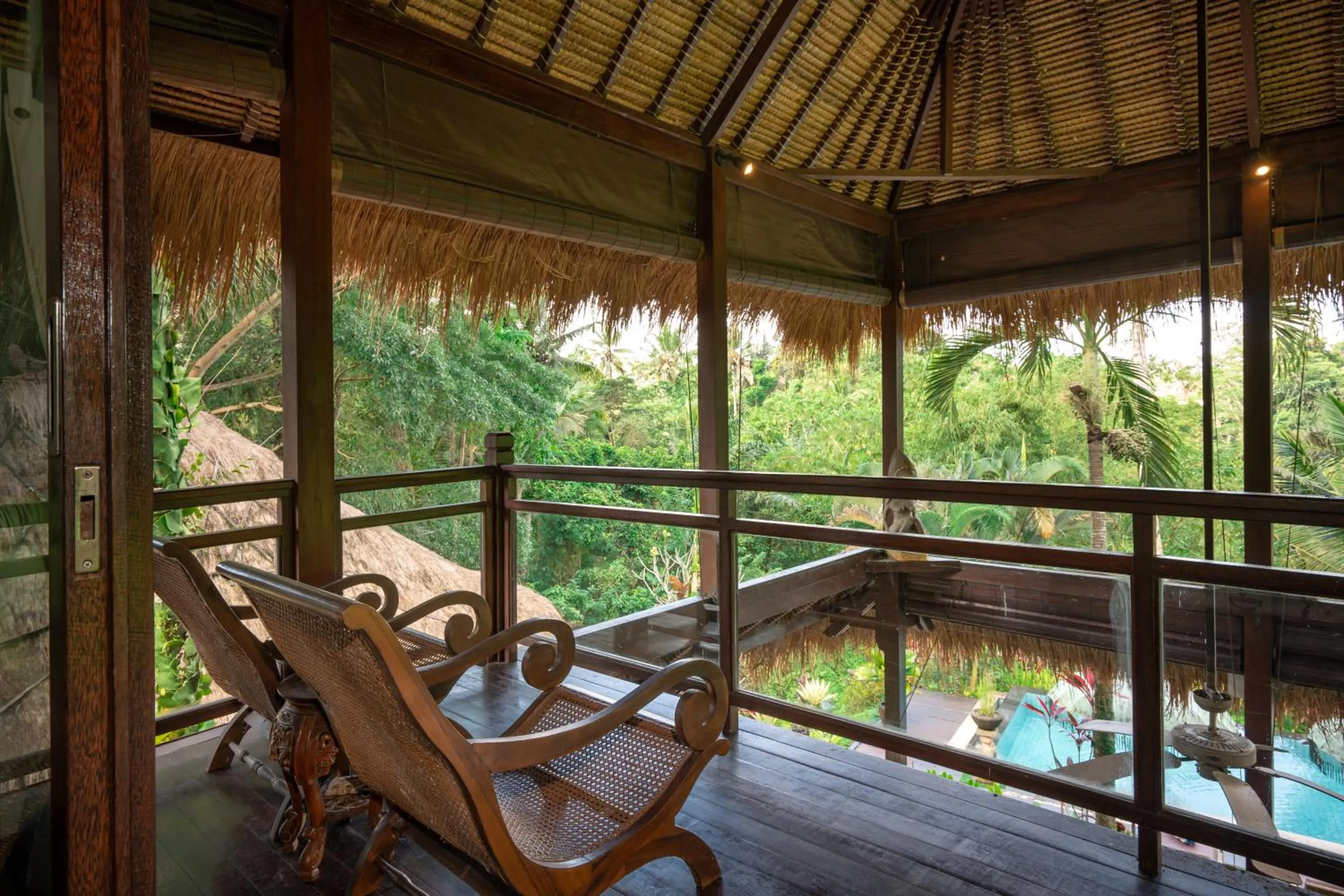 Seating area in Kupu Kupu Private Villa