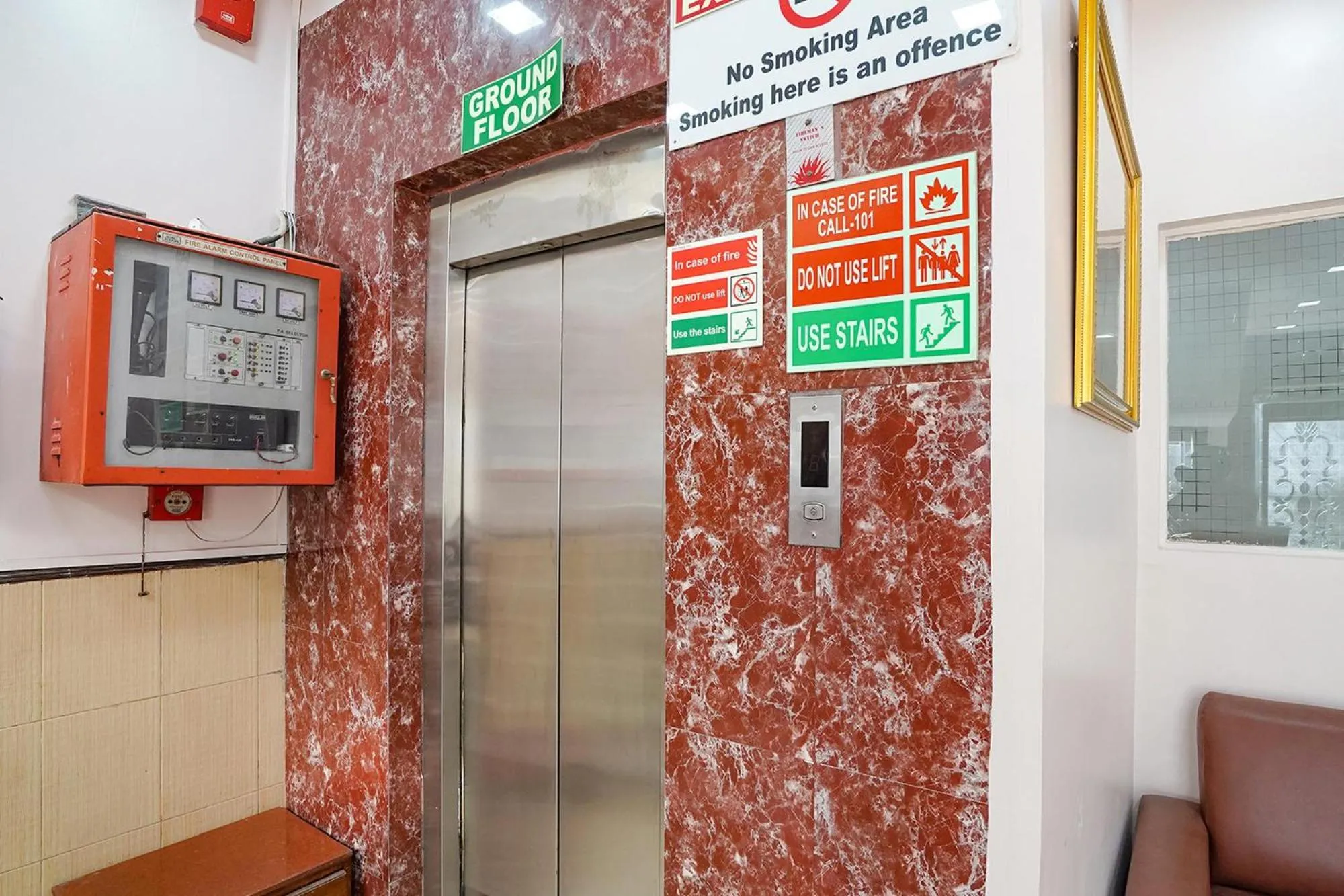 elevator in FabHotel De Gold Karol Bagh