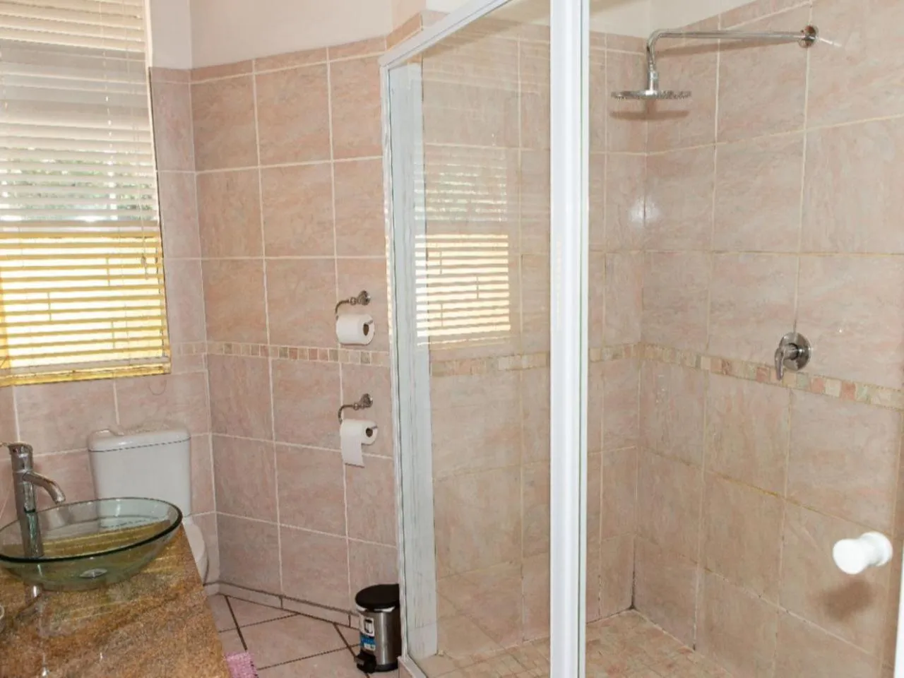 Shower in Alec Wright's Guest Lodge