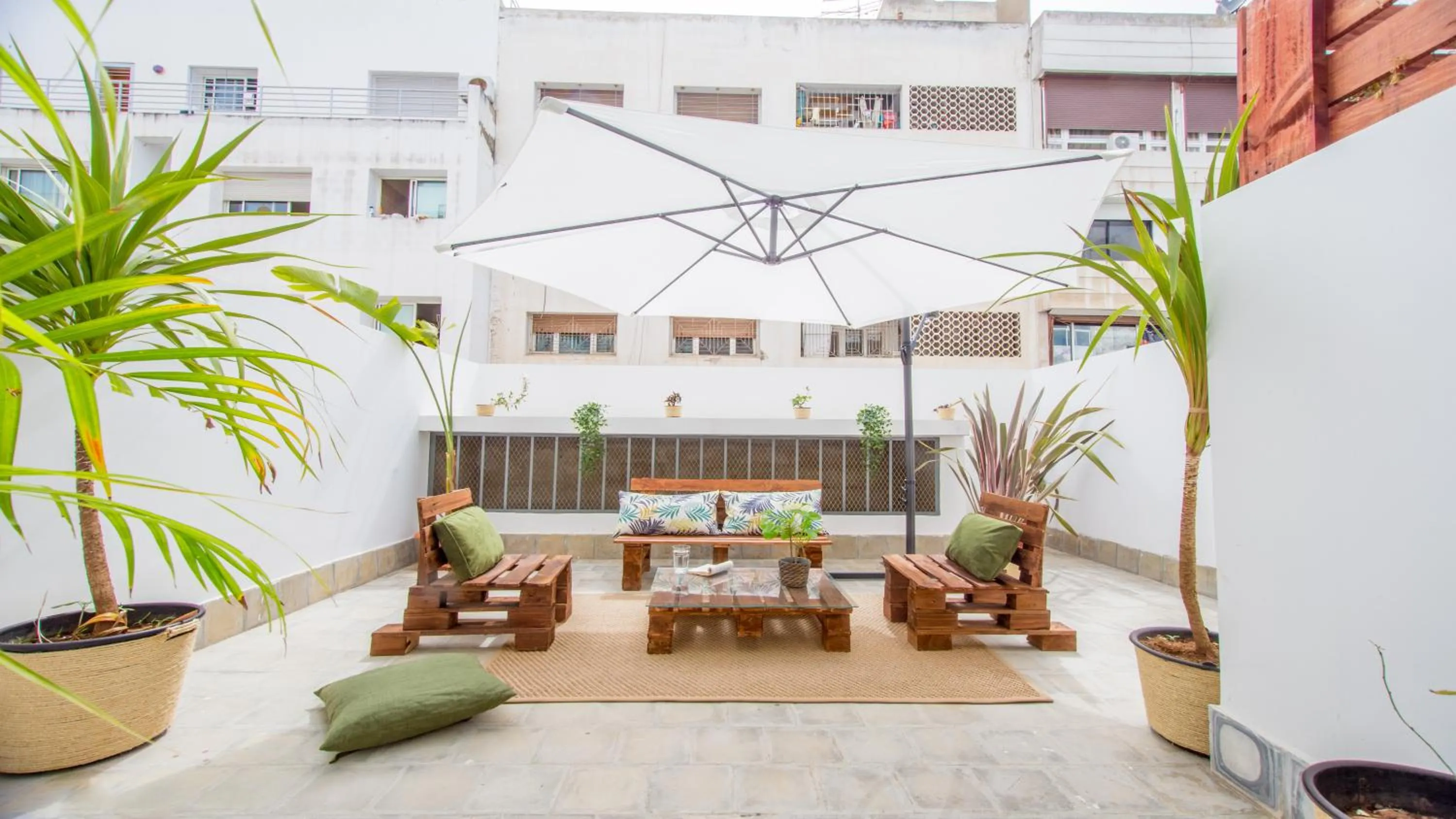 Balcony/Terrace in Stayhere Rabat - Agdal 1 - Comfort Residence