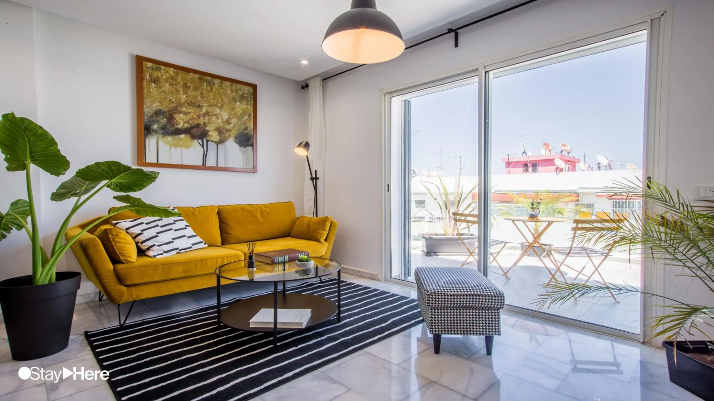 Seating area in Stayhere Rabat - Agdal 1 - Comfort Residence