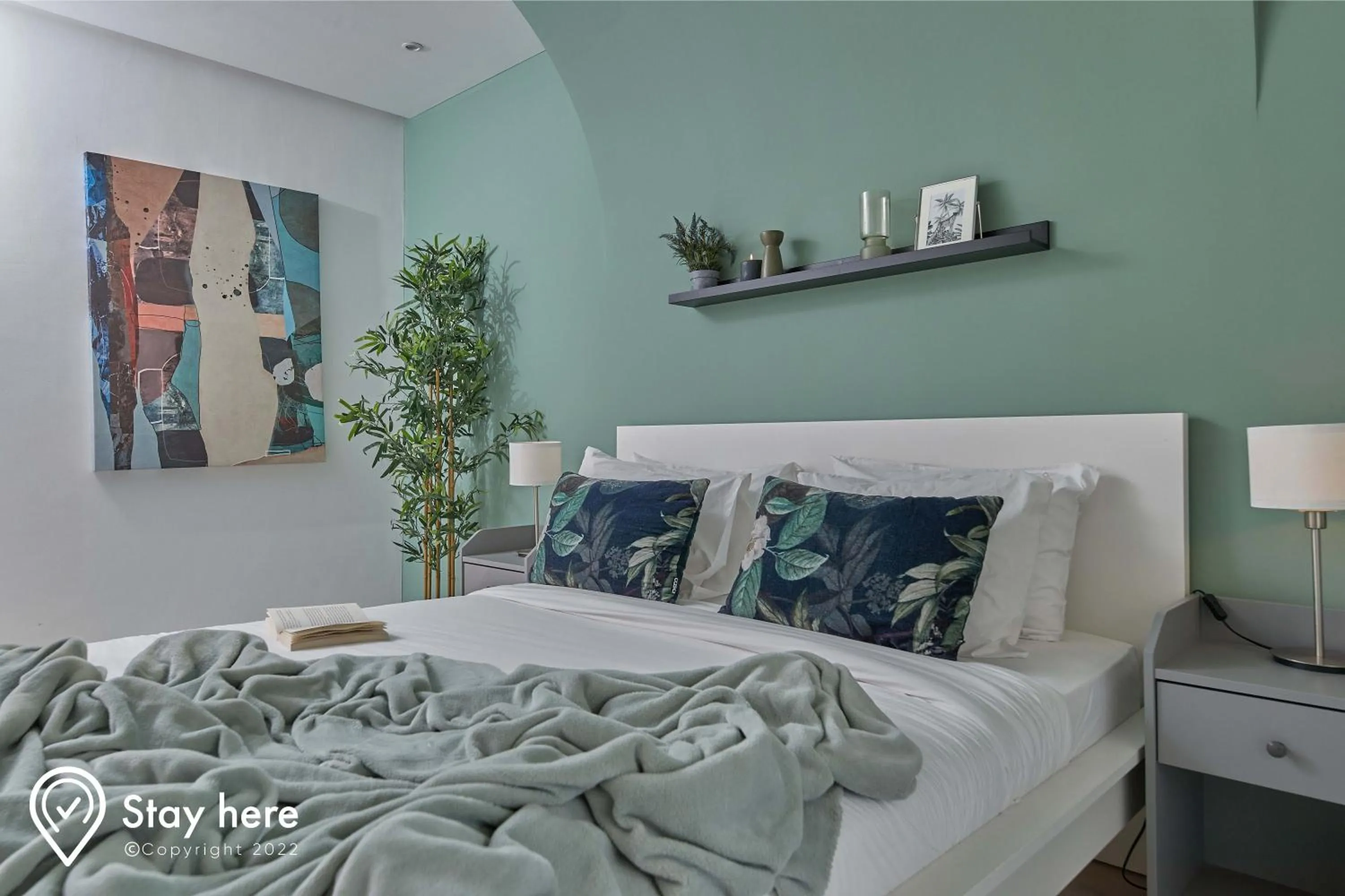 Bed in Stayhere Rabat - Agdal 1 - Comfort Residence