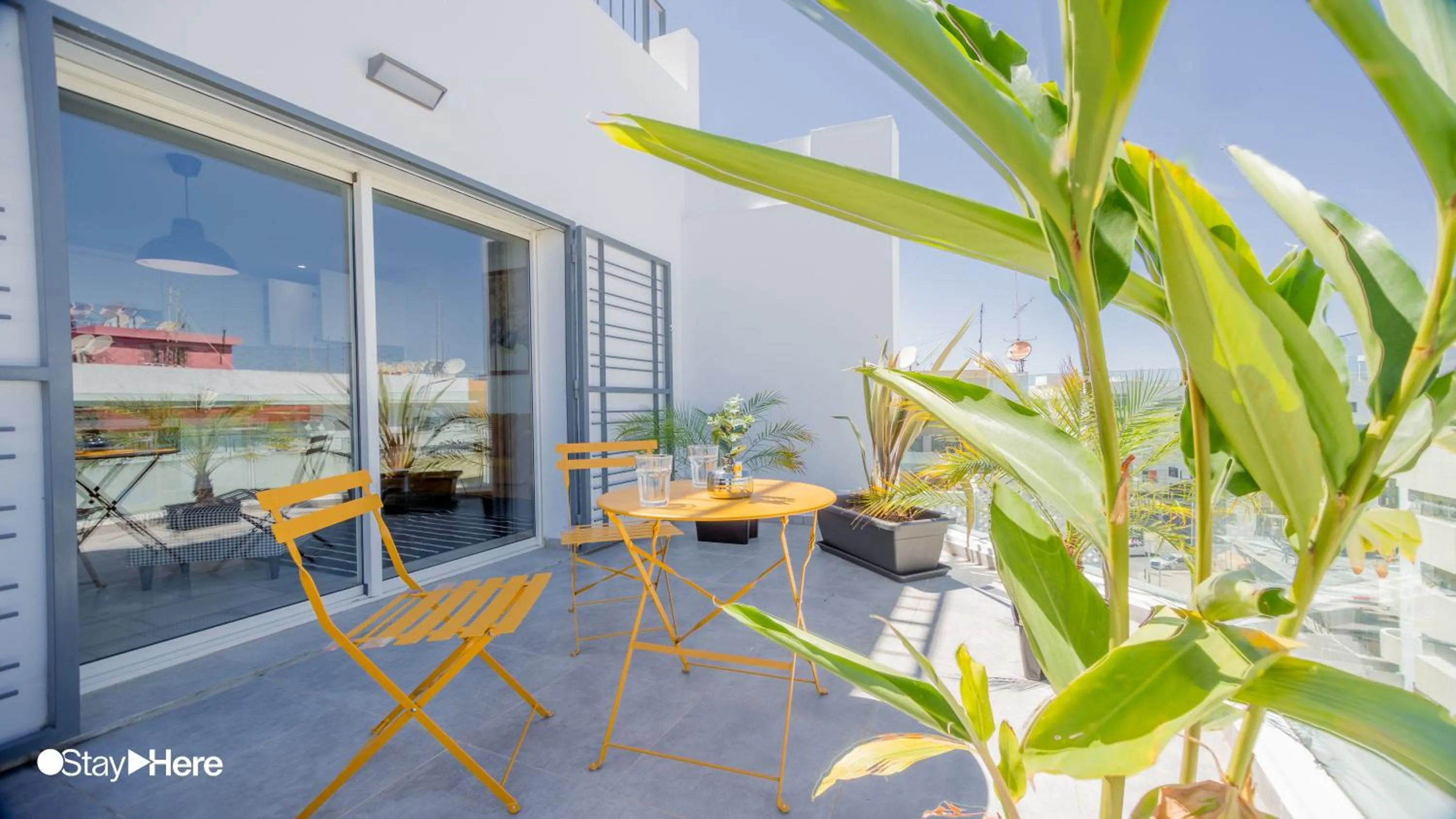 Balcony/Terrace in Stayhere Rabat - Agdal 1 - Comfort Residence